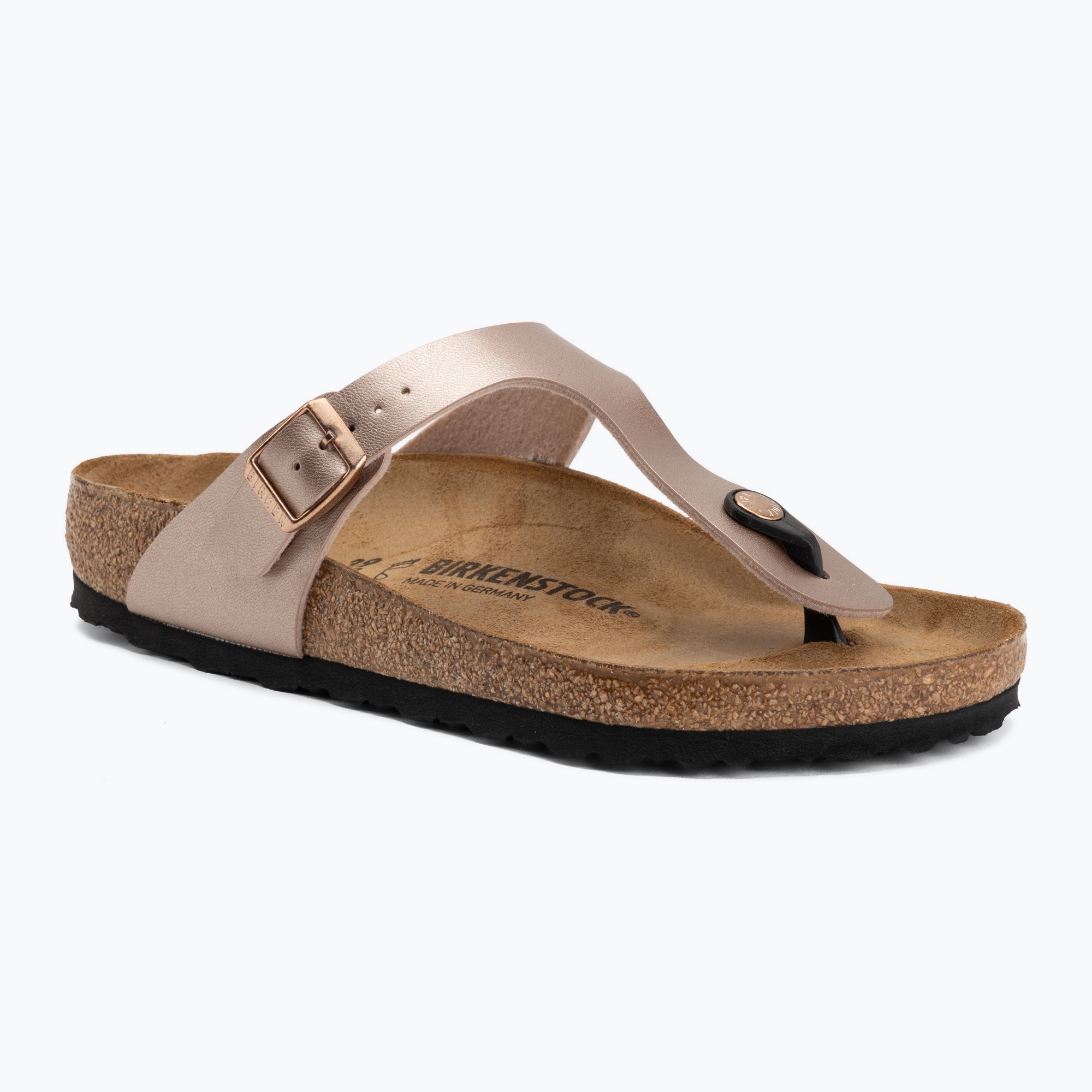 Klapki damskie BIRKENSTOCK Gizeh Birko-Flor copper 