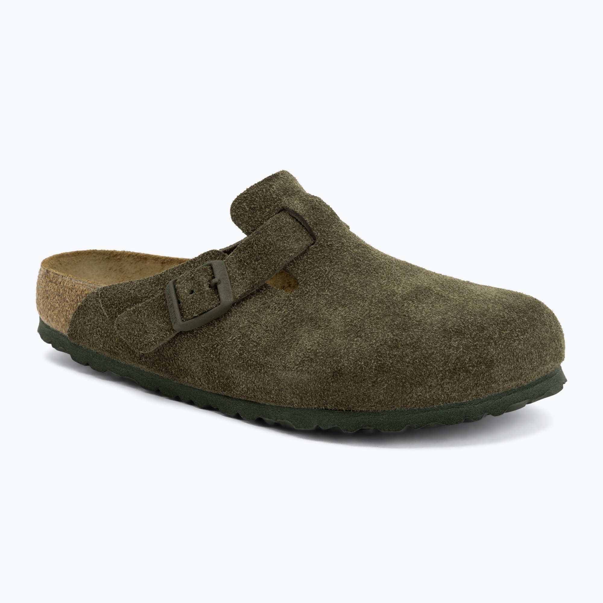 Чехли BIRKENSTOCK Boston Suede Leather thyme