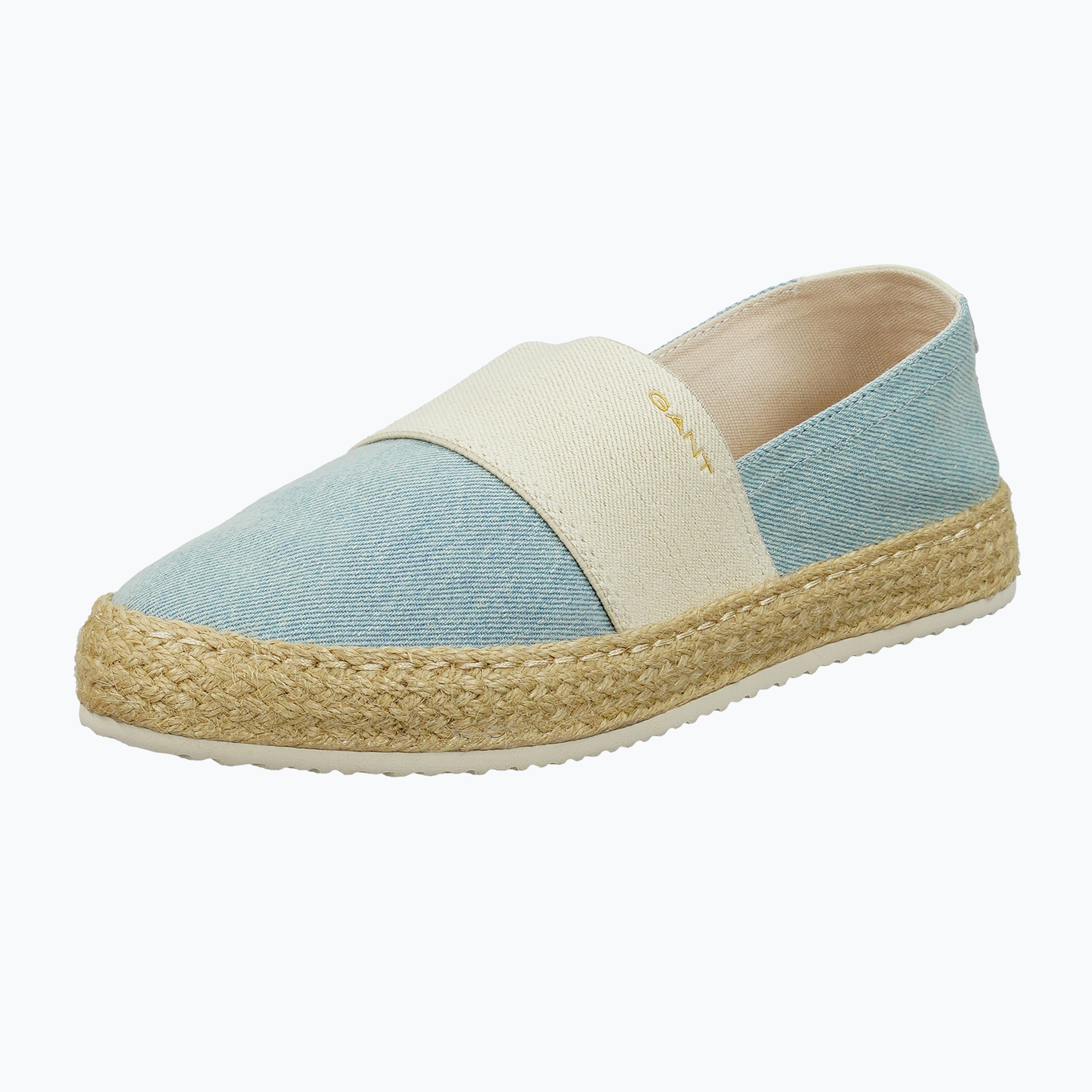 Espadrile de damă GANT Raffiaville light blue/cream