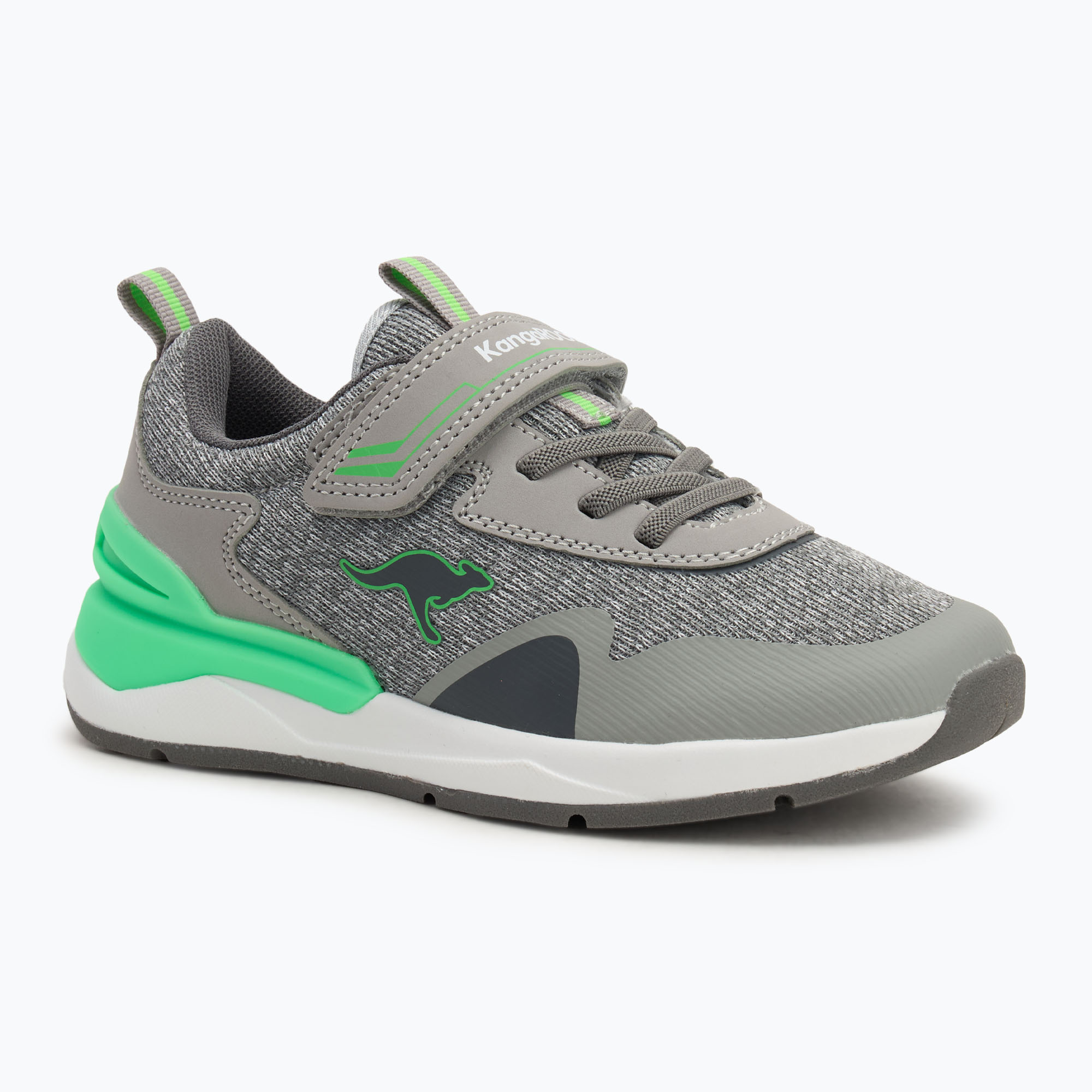 Buty dziecięce KangaROOS KD-Gym EV vapor grey/neon green 