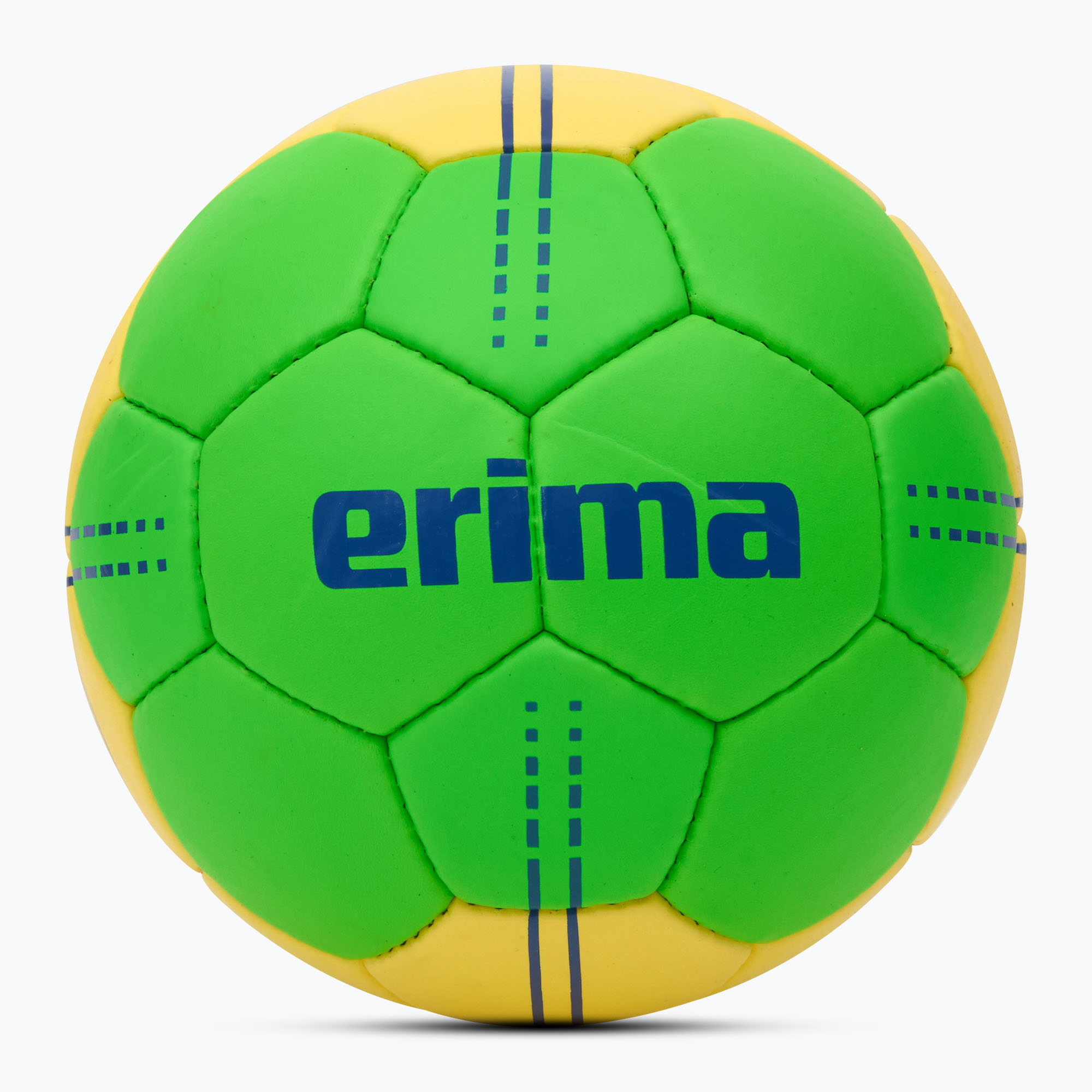 Minge de handbal ERIMA Pure Grip No. 4 green/yellow mărimea 3 (Pure Grip No. 4 7202103)