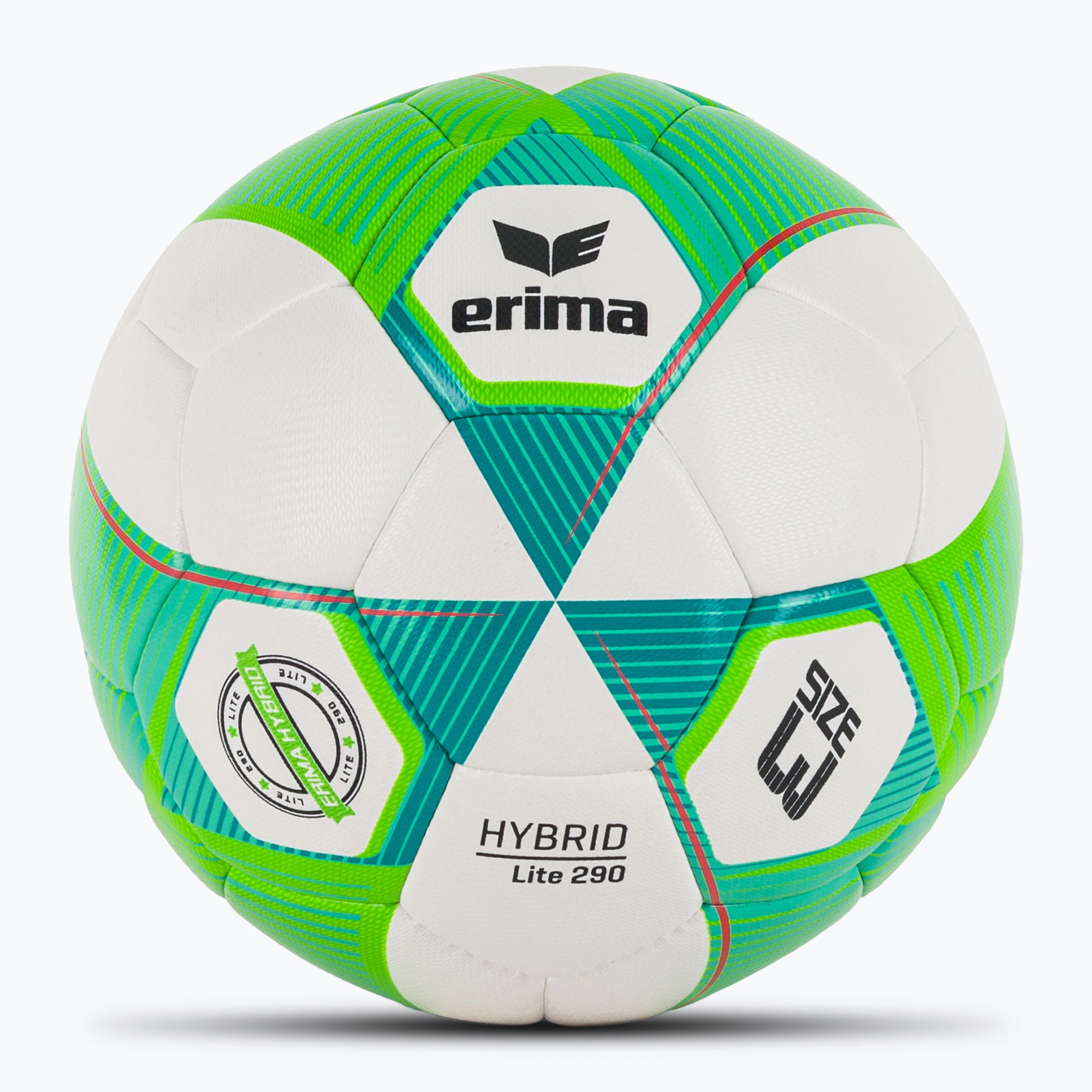 Minge de fotbal ERIMA Hybrid Lite 290 green gecko/petrol mărime 3