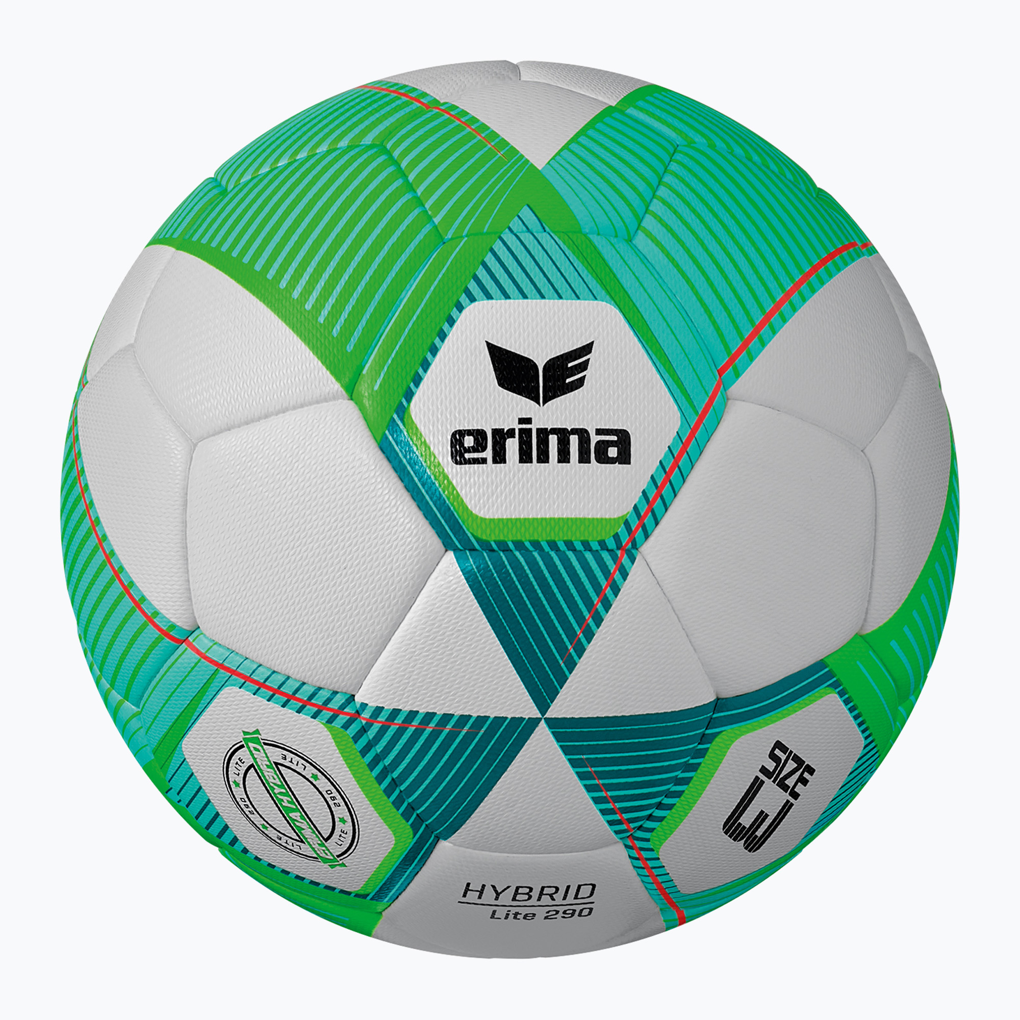 ERIMA Hybrid Lite 290 зелен гекон/петрол футболен размер 3