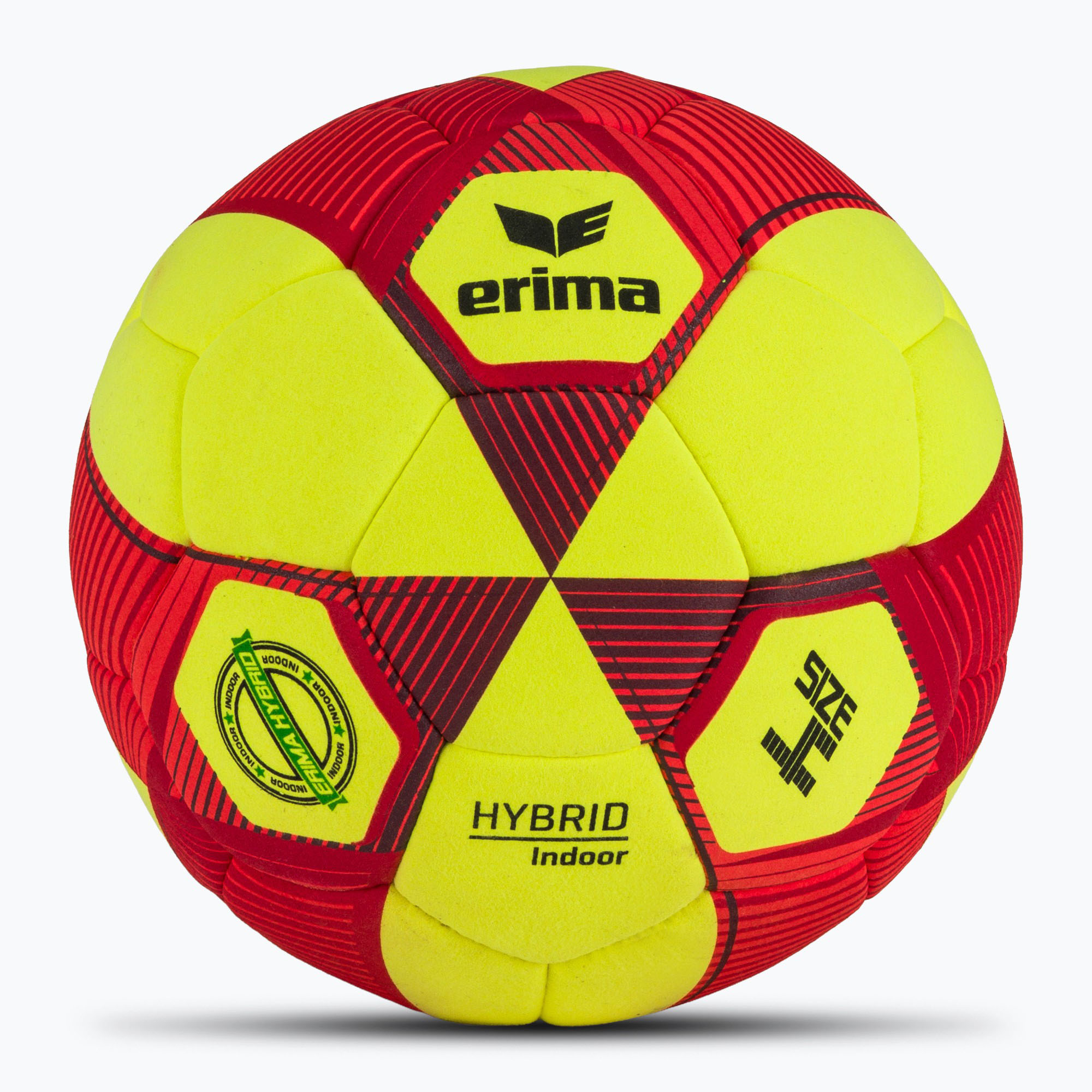 Minge de fotbal ERIMA Hybrid Indoor yellow/red mărime 4