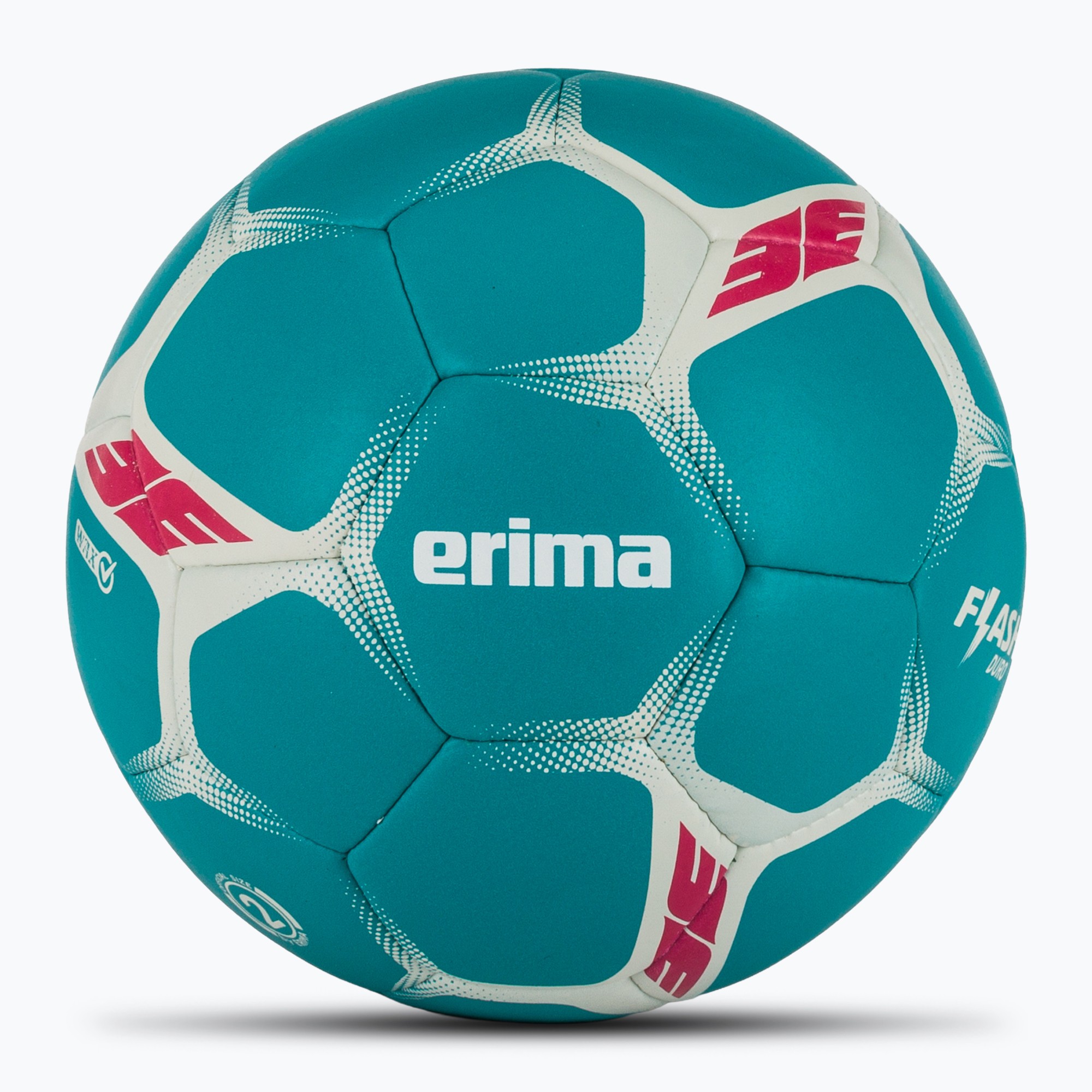 Minge de handbal ERIMA Flash Duro turquoise/grey mărime 2