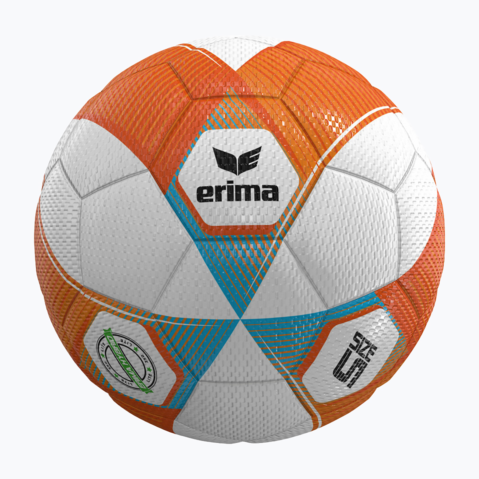 Detská futbalová lopta  Erima Hybrid Lite 350 size 5 neon orange/curacao