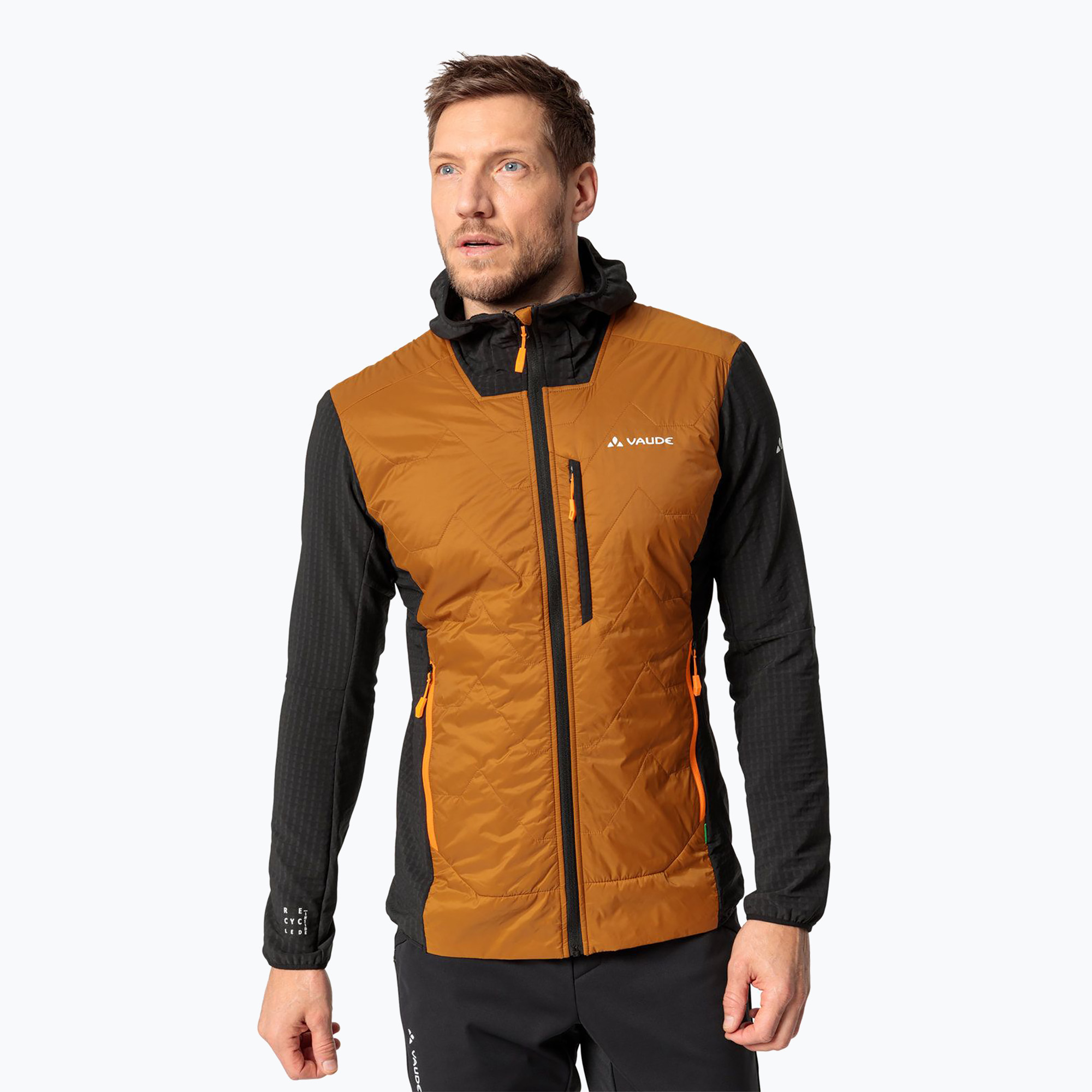 Kurtka hybrydowa męska VAUDE Valdassa Hybrid II silt brown 