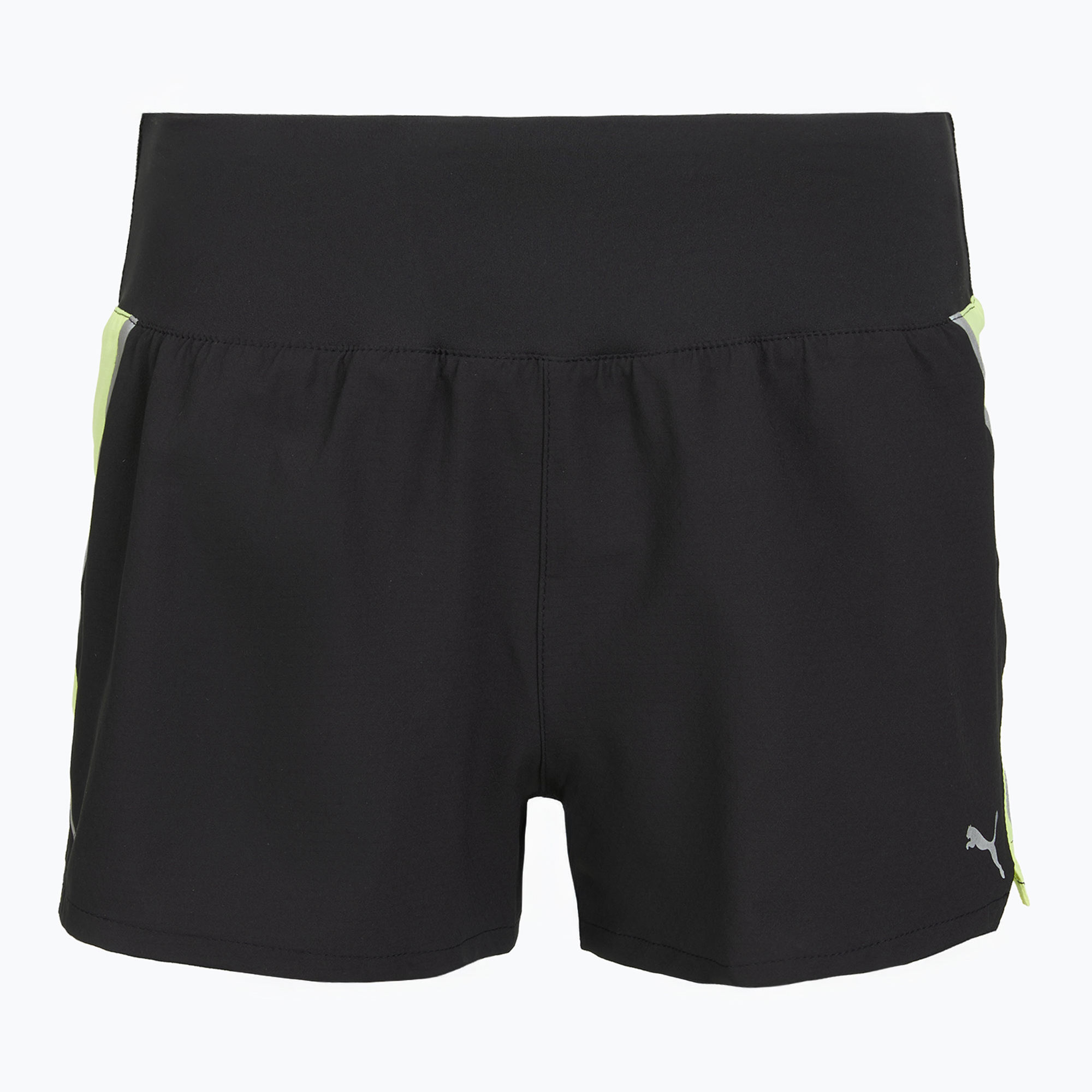 Дамски шорти за бягане Puma Run Lite Woven Ultra Shorts black/neon