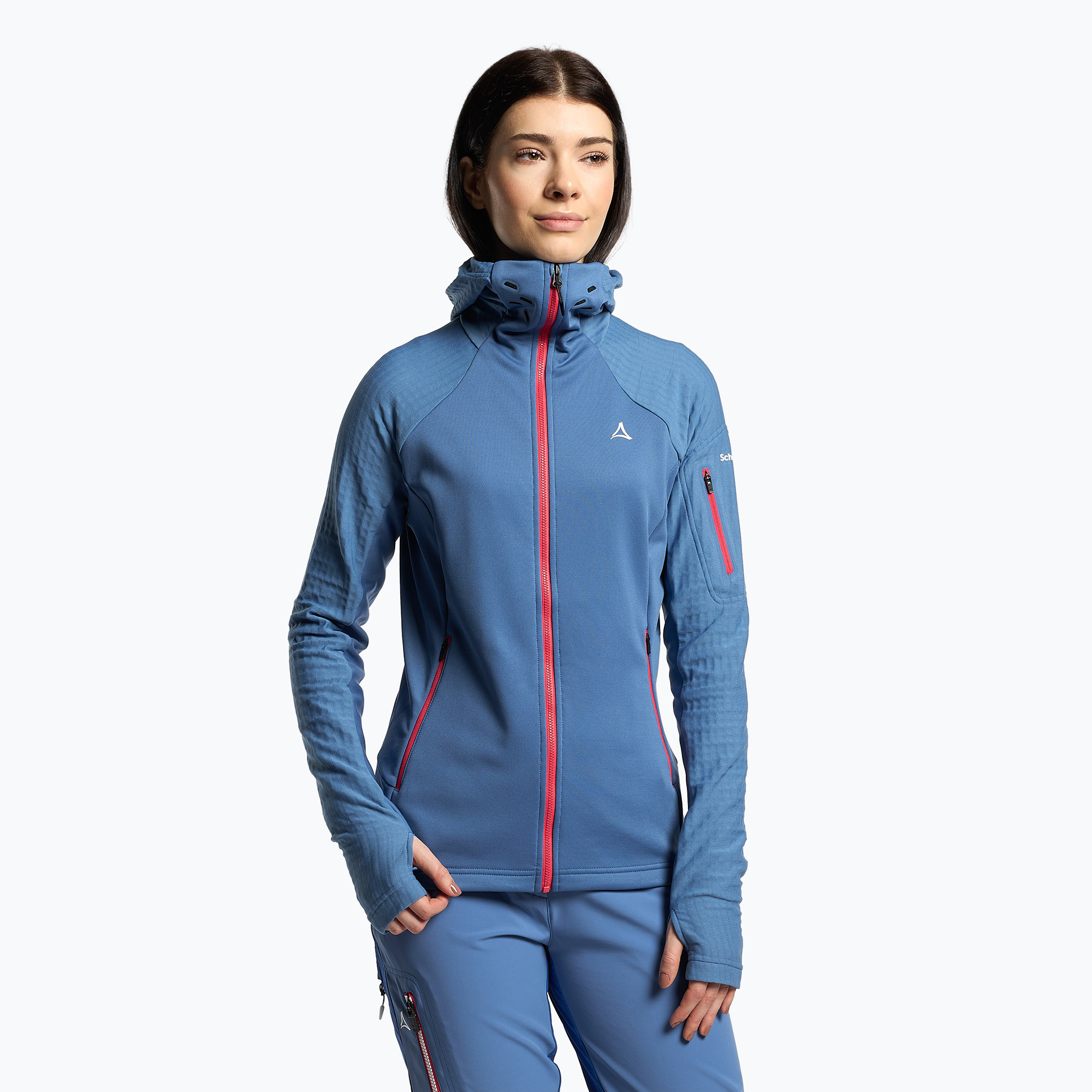 Felpa donna Schöffel Rotbach Hoody margherita blu