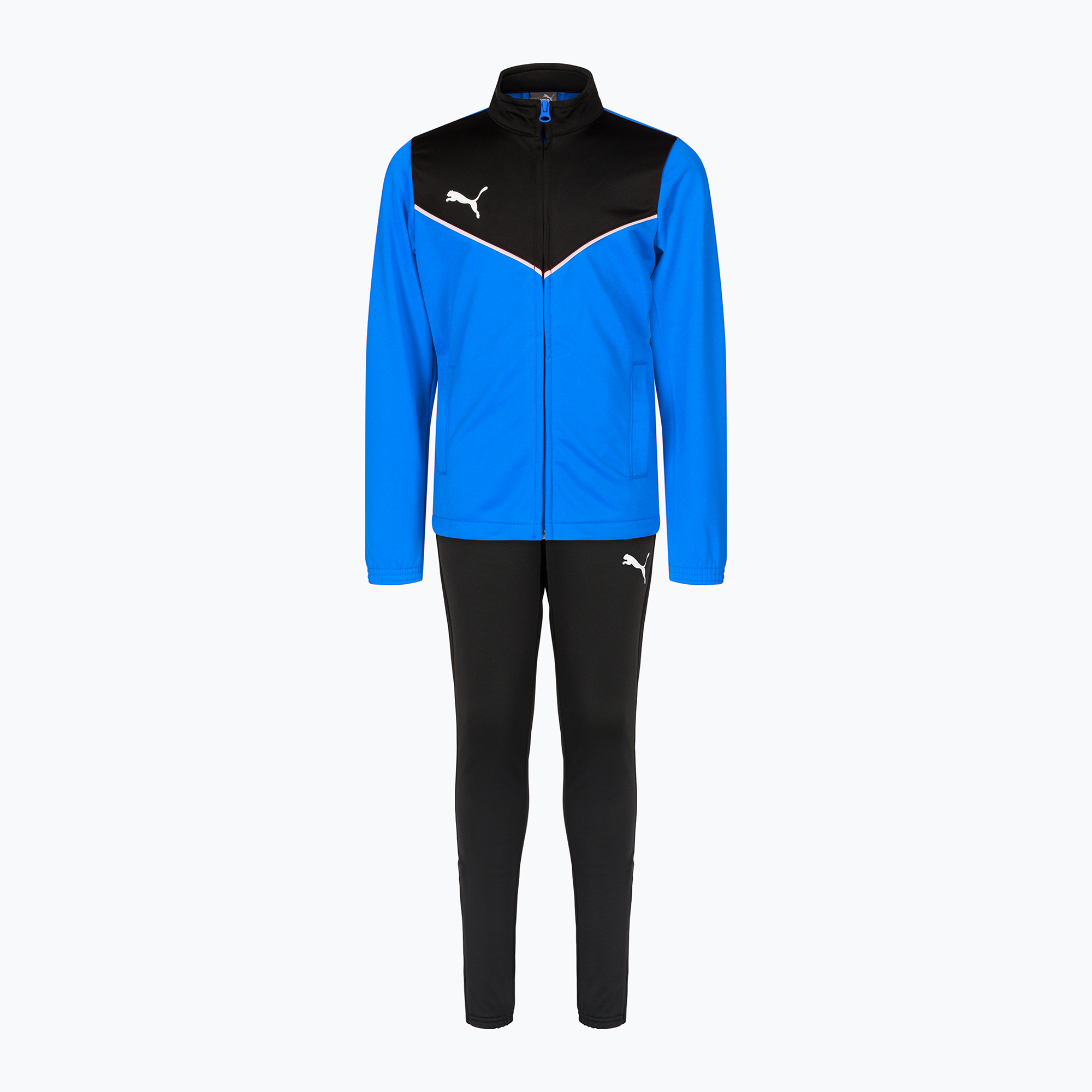 Puma Individualrise Детски анцуг черен и син 65753506