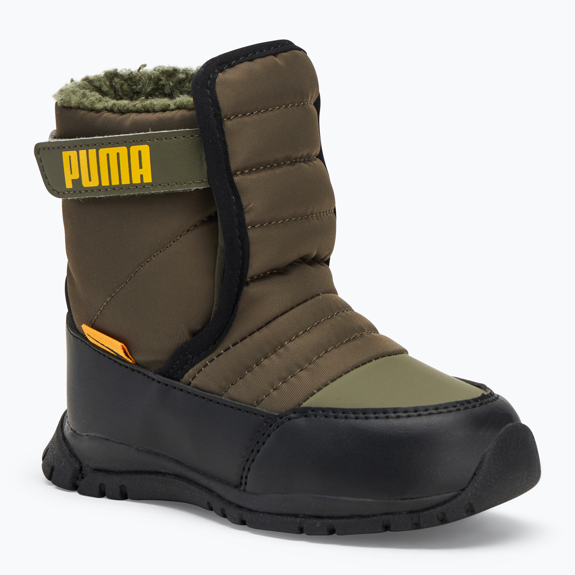 Śniegowce dziecięce PUMA Nieve Boot WTR AC Inf grape leaf/ saffron 