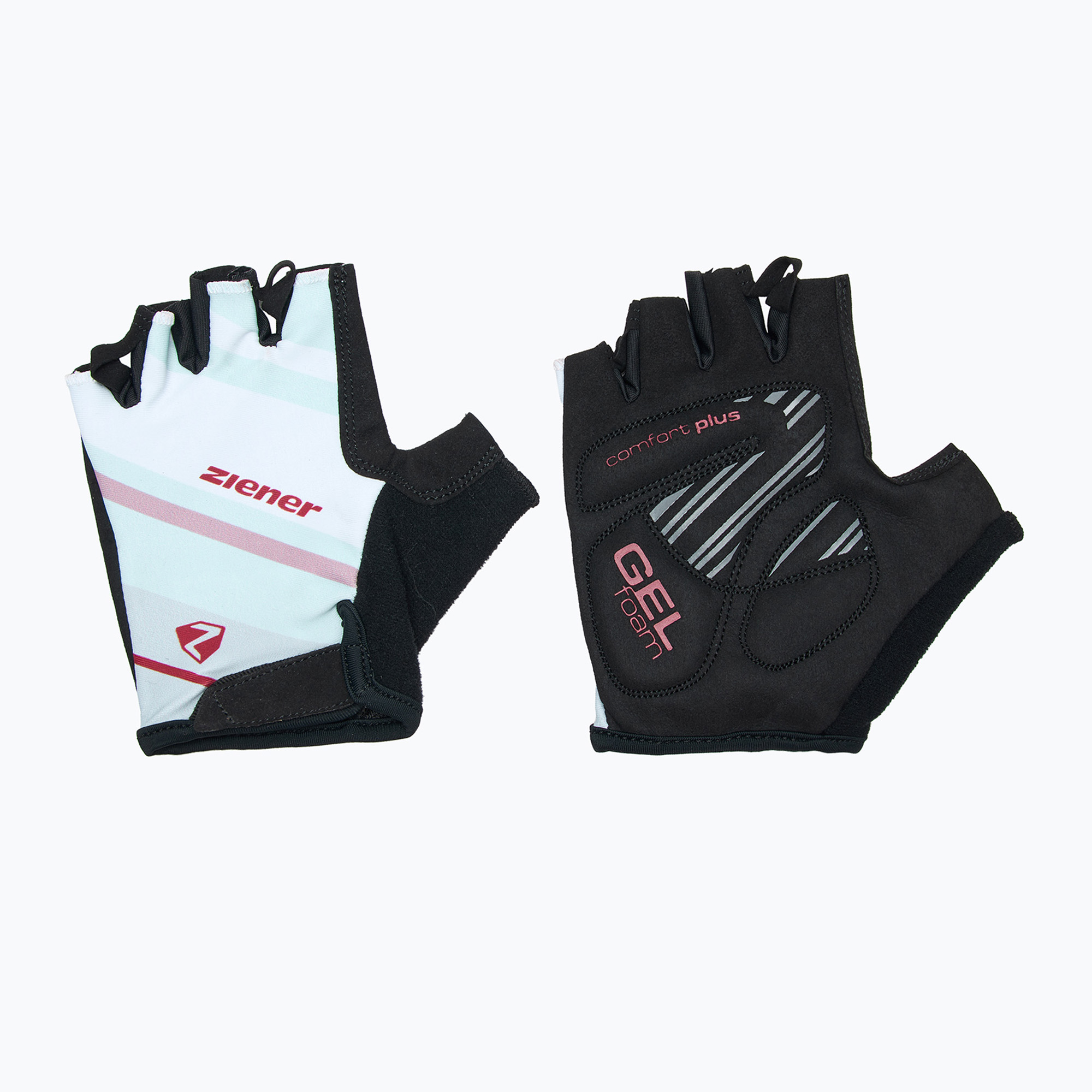 Дамски ръкавици за колоездене ZIENER MTB Crizy Lady GELfoam sangria red