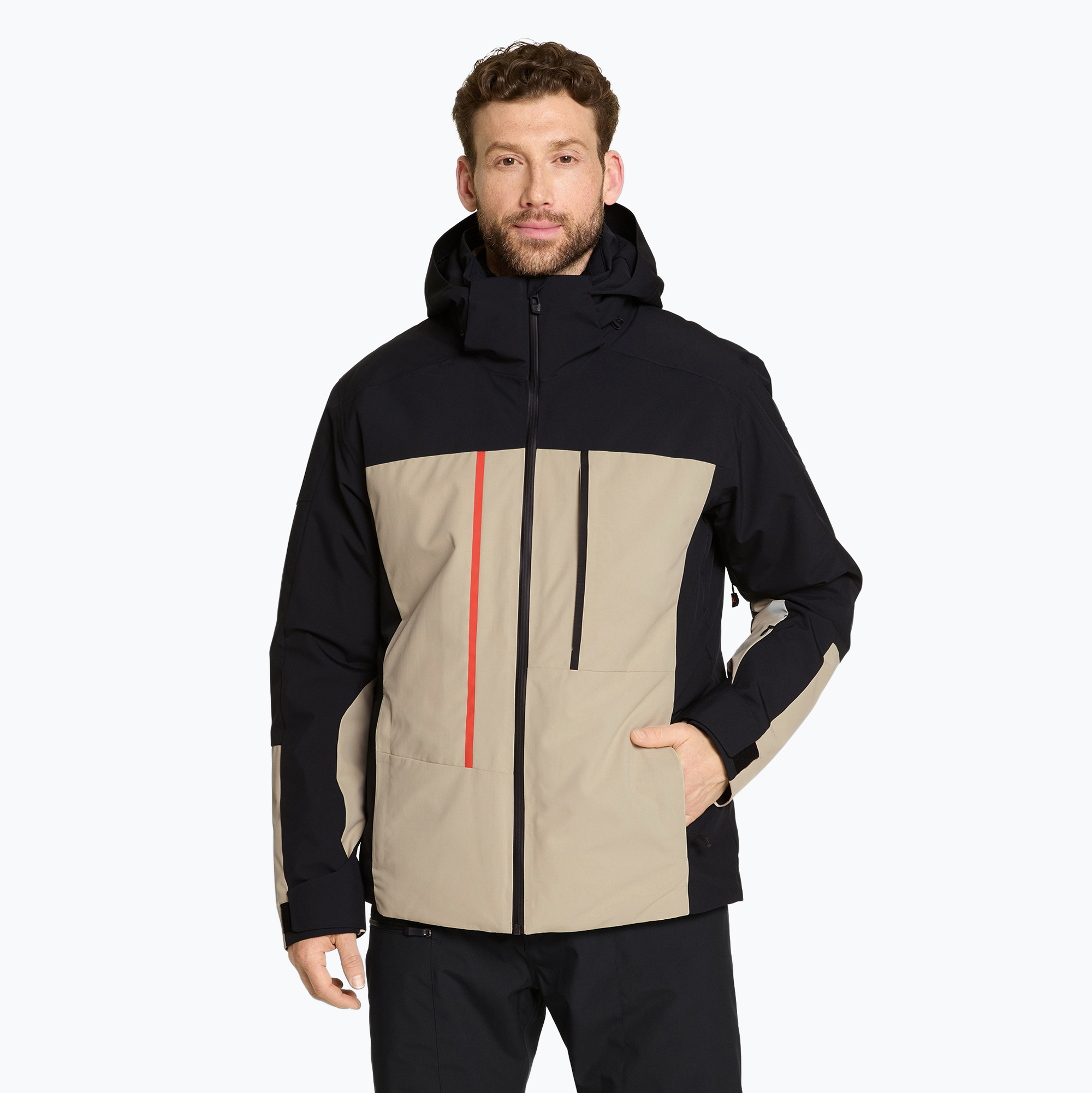 Men's ZIENER Taponga cashew ripstop ski jacket (52)