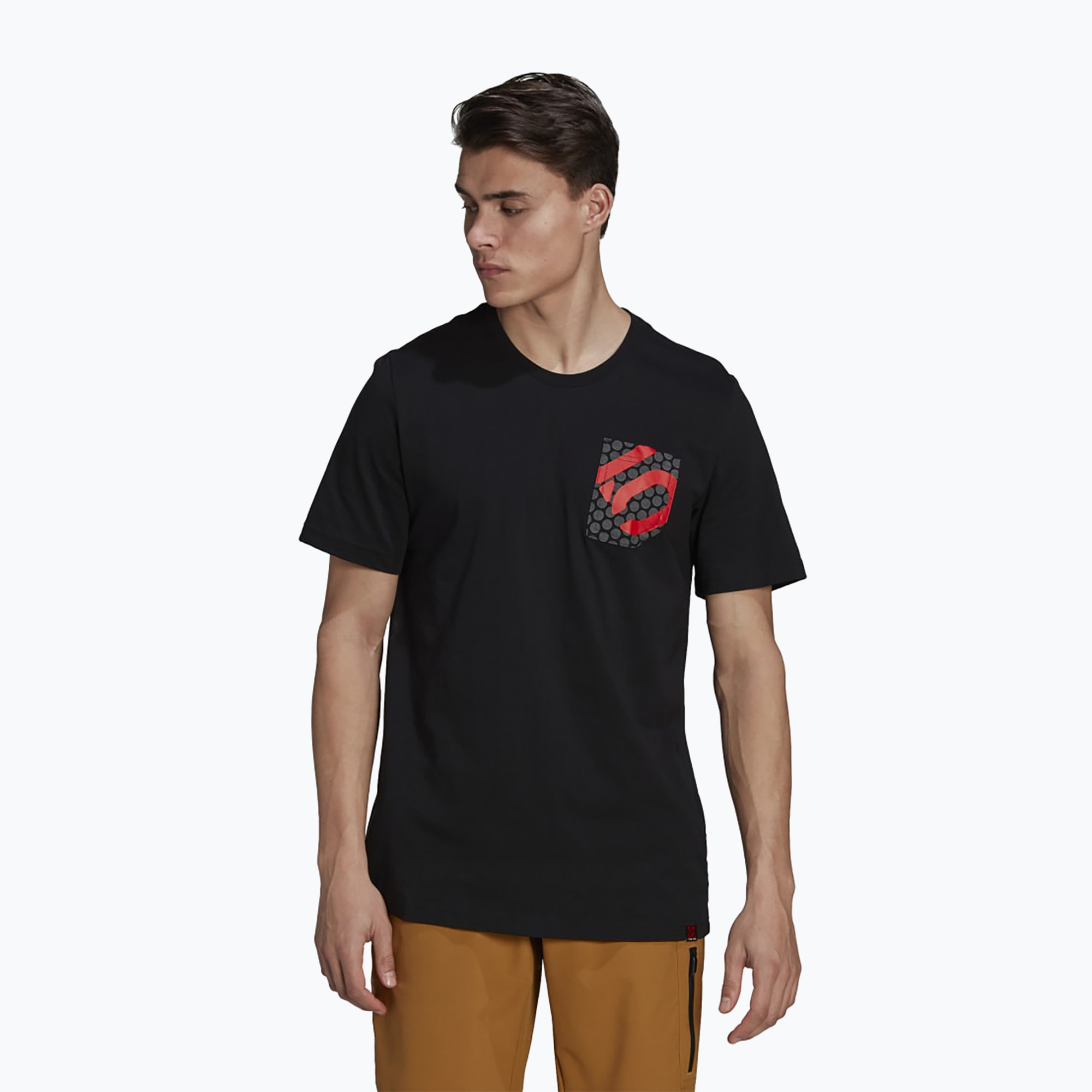 Pánske cyklistické tričko adidas FIVE TEN Brand Of The Brave black (Brand Of The Brave Tee GM4584)