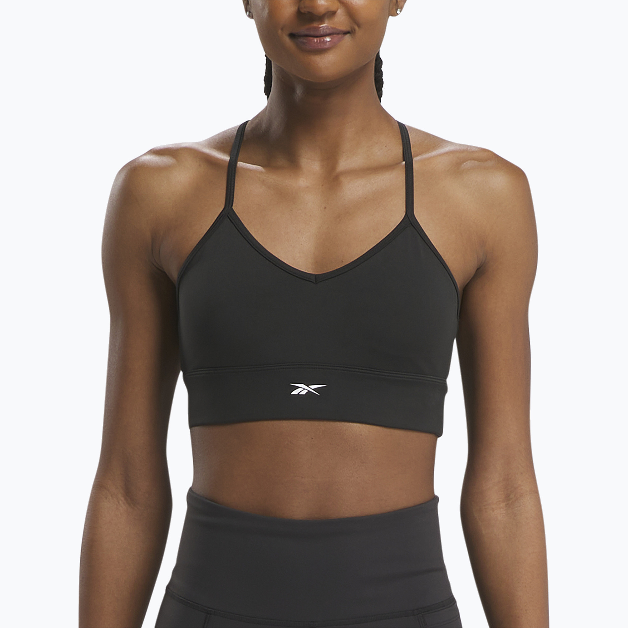 Reebok Workout Ready Sports night čierna dámska tréningová podprsenka (Workout Ready Sports 100005161)