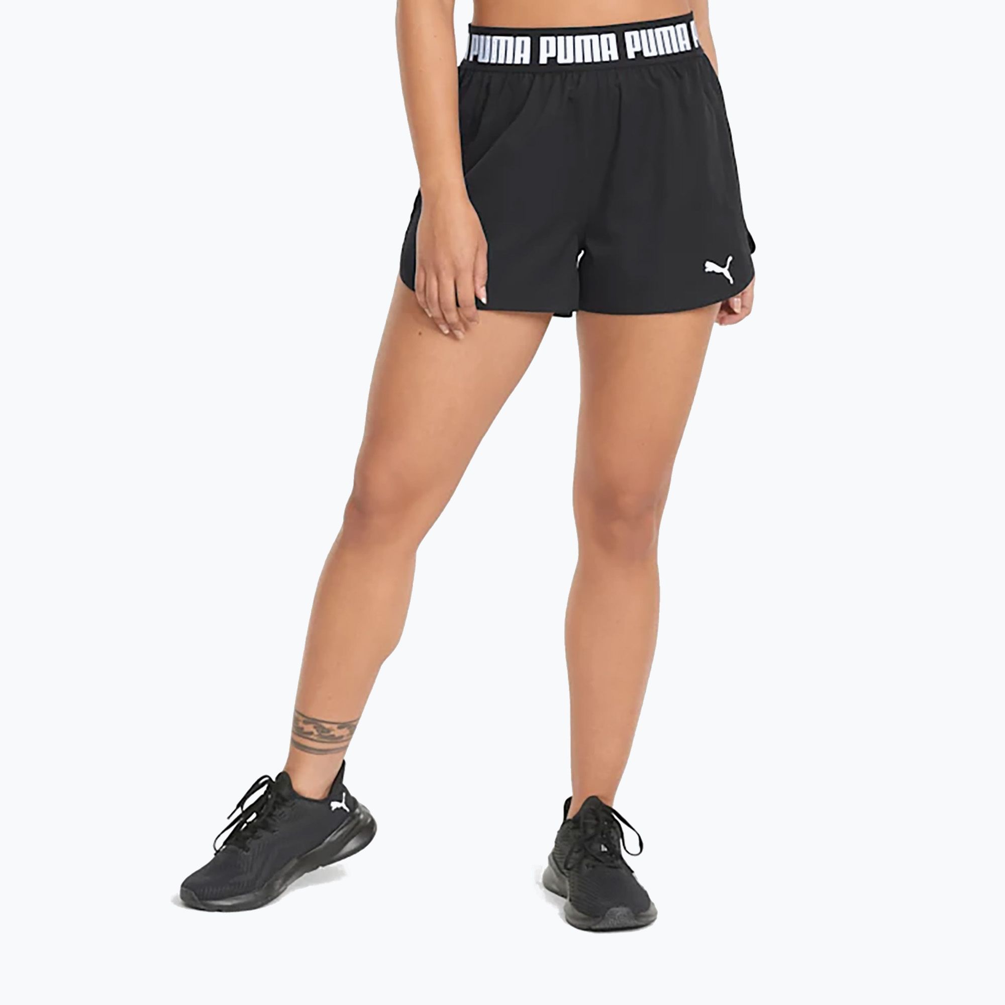 Dámske tréningové šortky Puma Train Puma Strong Woven 3" puma black (Train Puma Strong Woven 3" 521806 01)