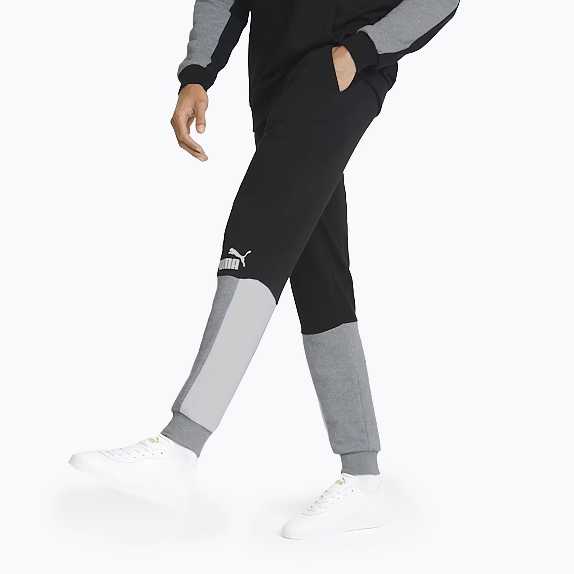 Spodnie męskie PUMA ESS+ Block Sweatpants TR puma black 