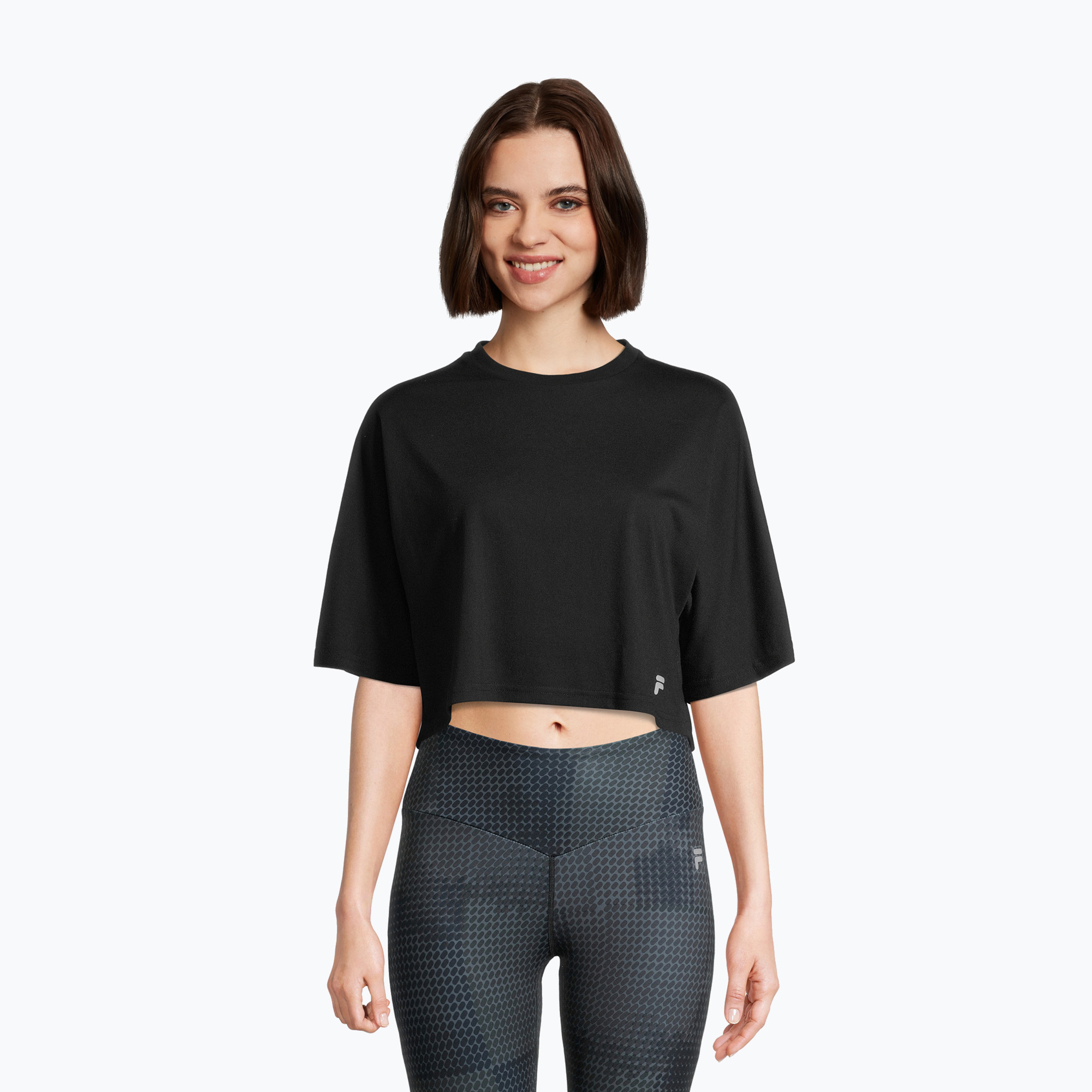 FILA női póló Recanati fekete (Recanati FAW0048)