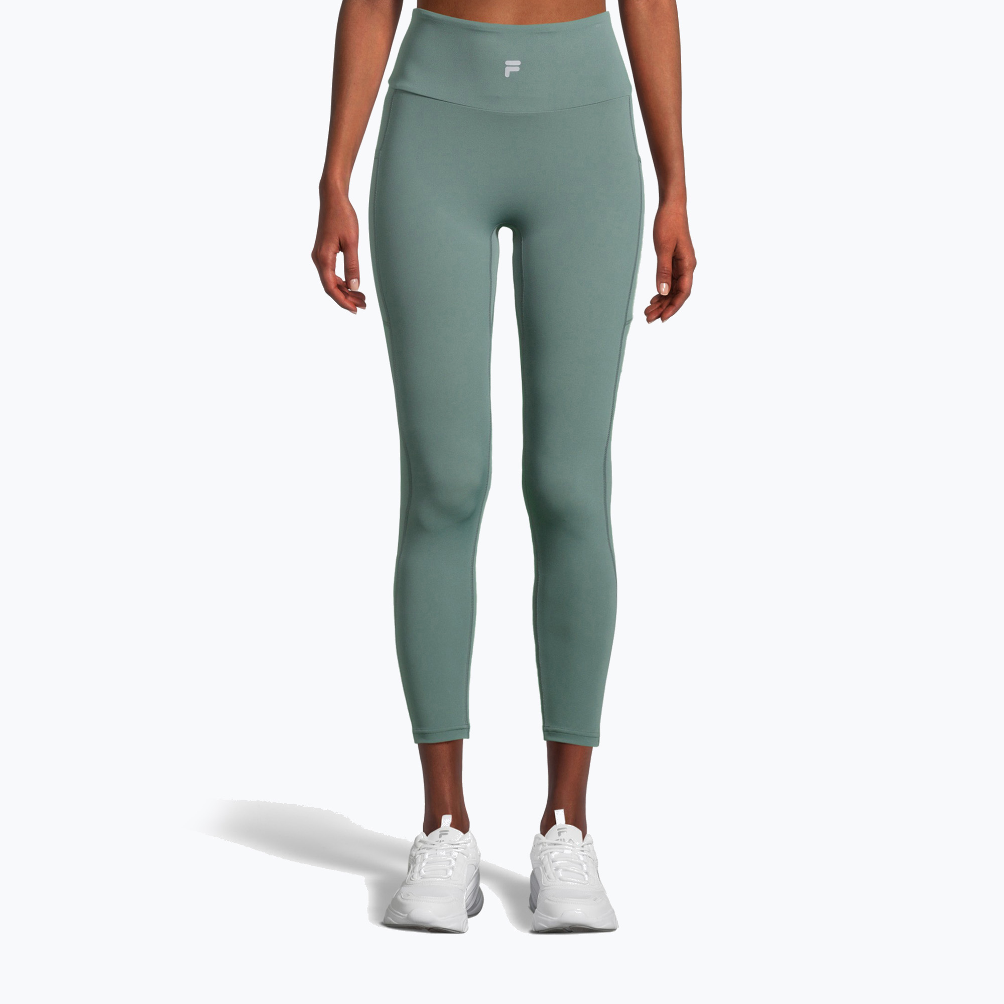Legginsy damskie FILA Raga High Waist 7/8 dark forest 