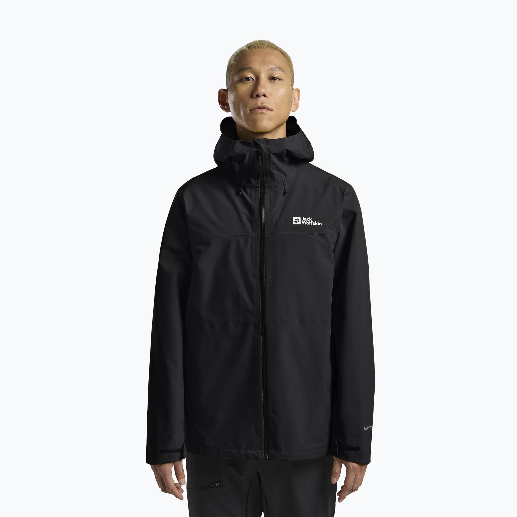 Kurtka przeciwdeszczowa męska Jack Wolfskin Highest Peak 3L black 