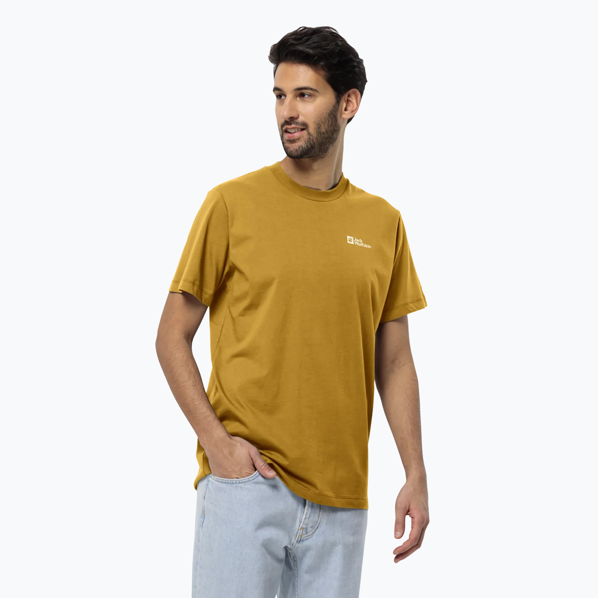 Koszulka męska Jack Wolfskin Essential curry 