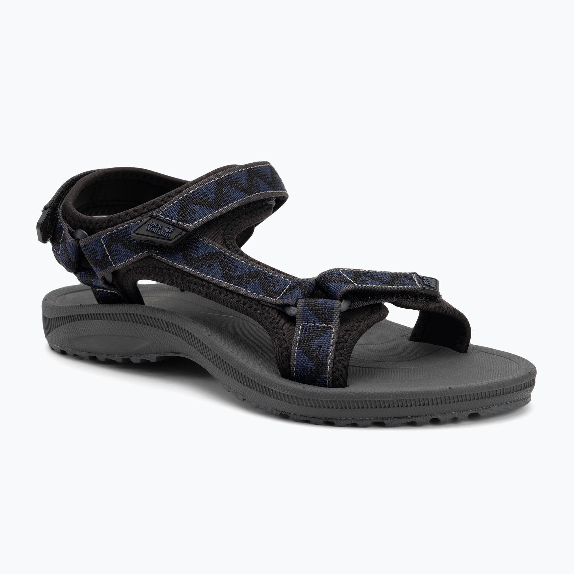 Sandały męskie Jack Wolfskin Wave Breaker black midnight blue 