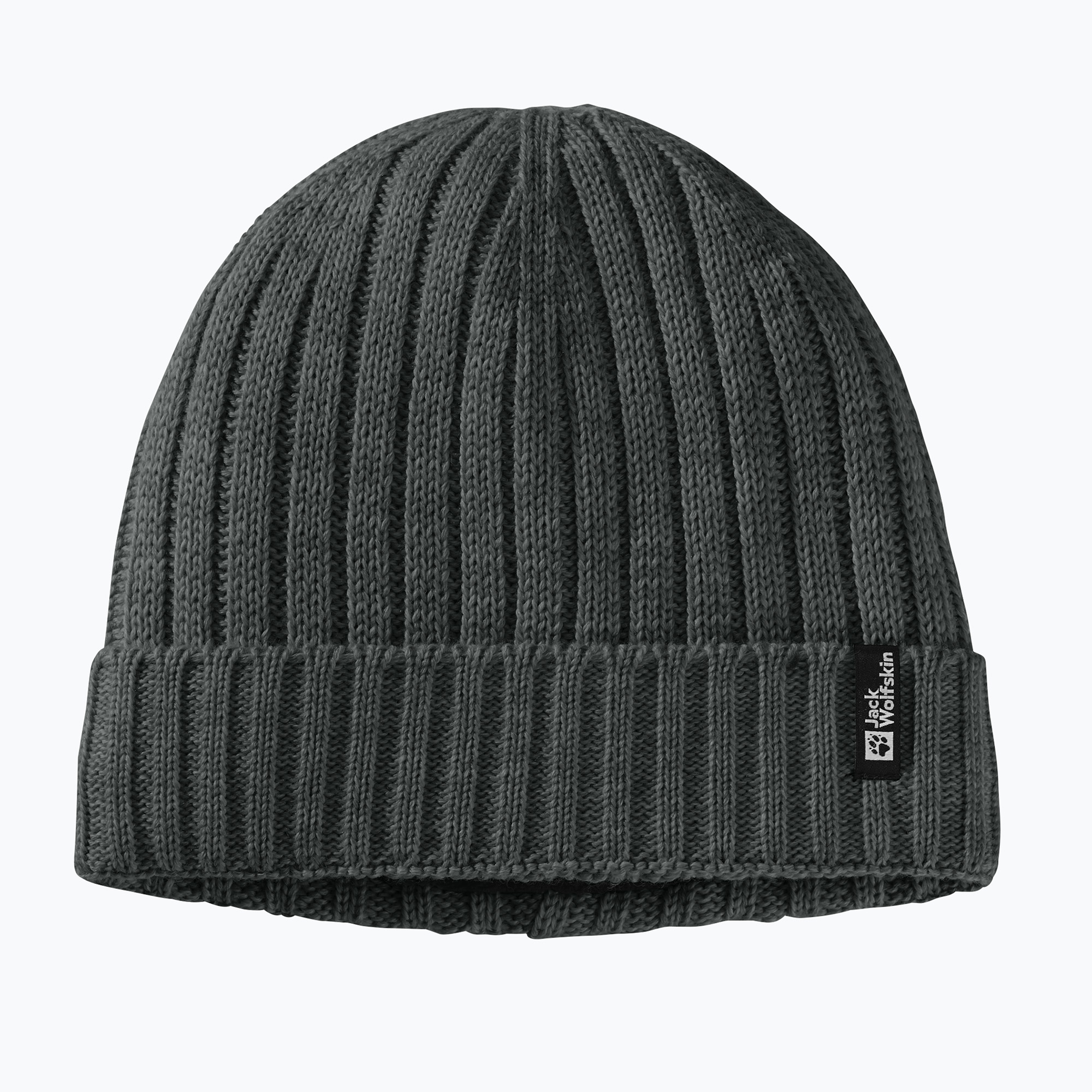 Czapka zimowa Jack Wolfskin Rib Knit slate green 