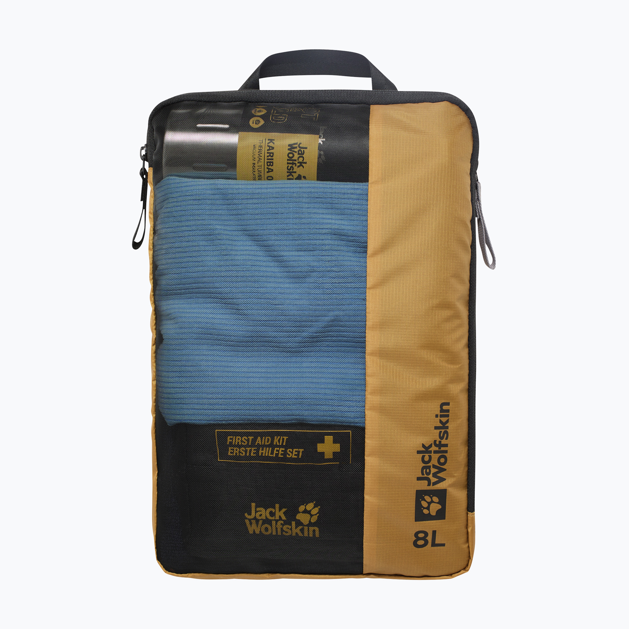 Jack Wolfskin Compression Cube 8 l salted carmel пътнически органайзер