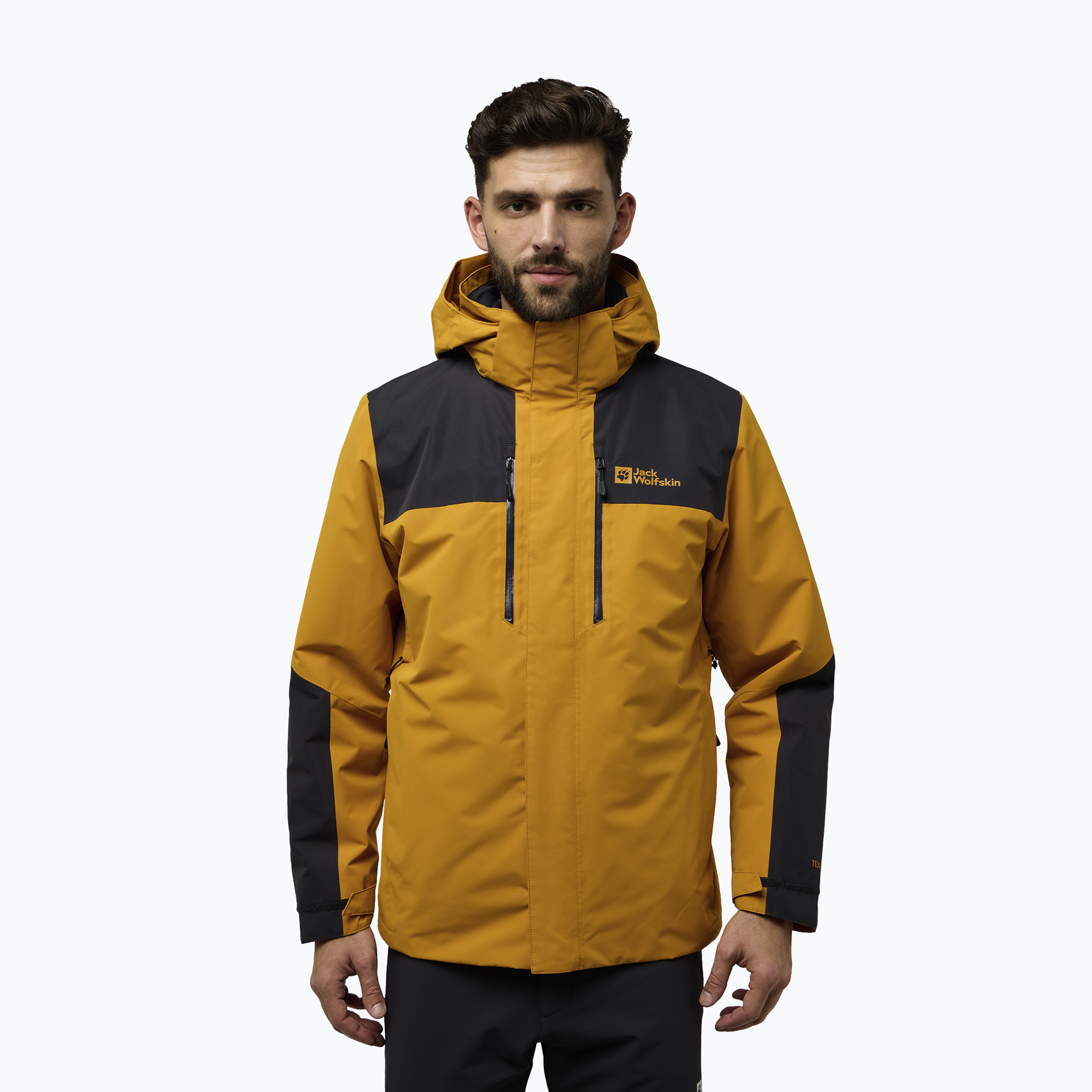 Kurtka 3w1 męska Jack Wolfskin Jasper 3In1 safflower 