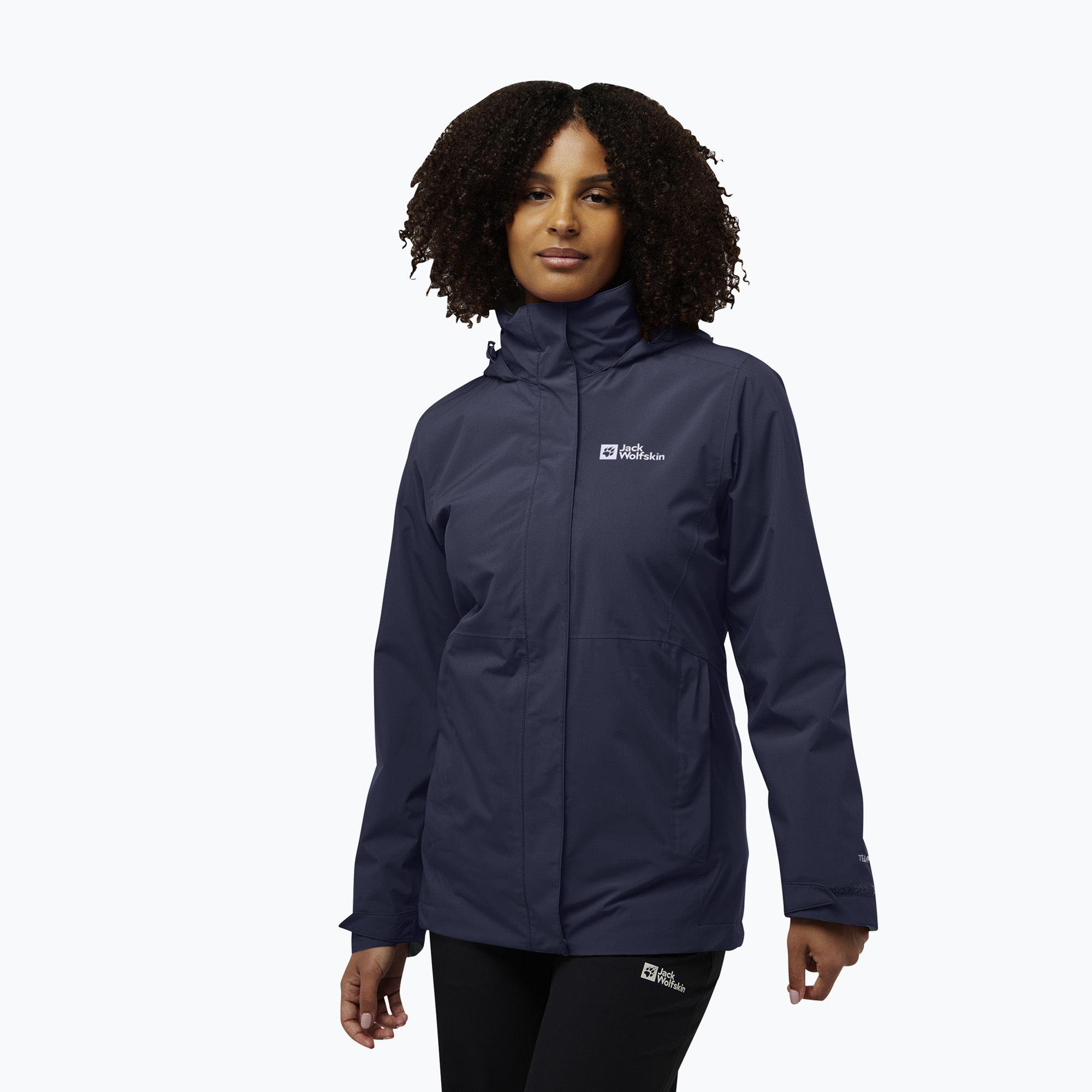 Dámska fleecová mikina Jack Wolfskin Rotwand 3In1 graphite (Rotwand 3In1 A60333_1388_A08)
