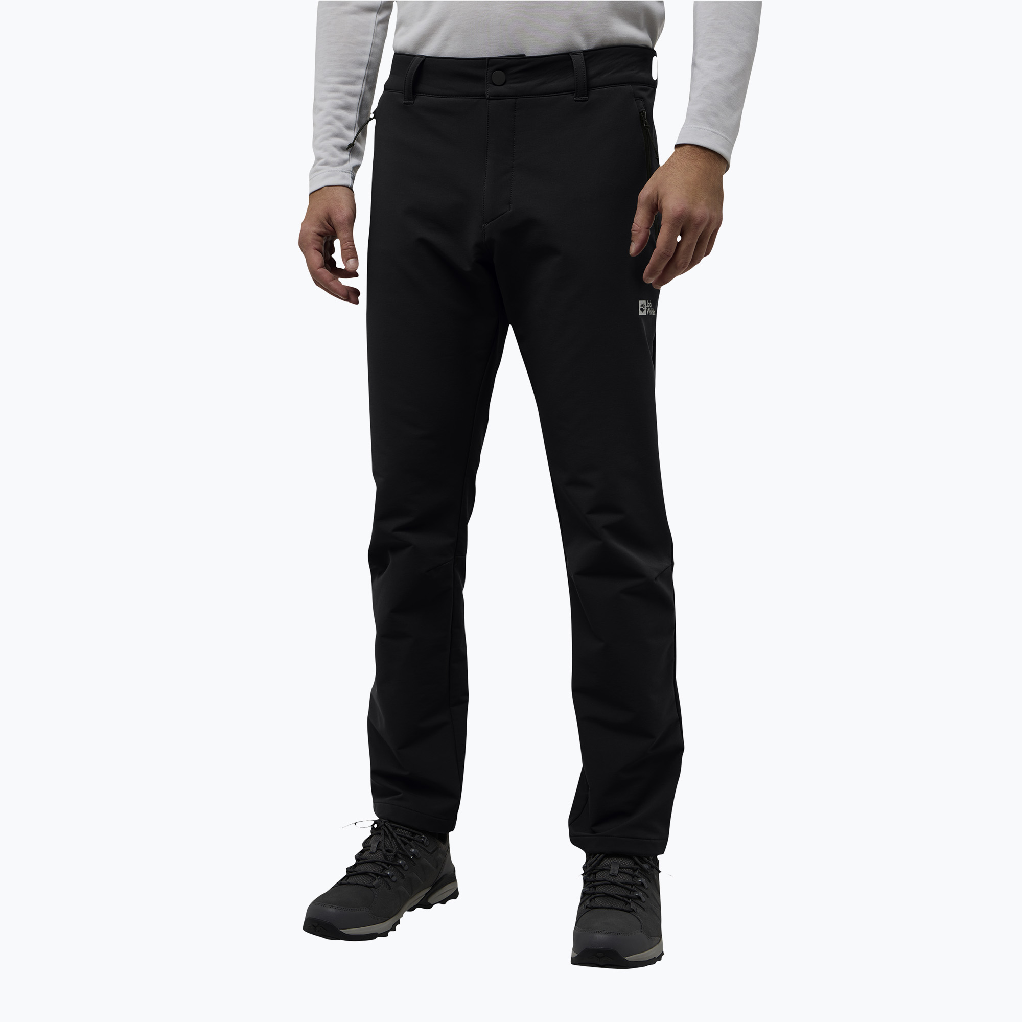 Spodnie softshell męskie Jack Wolfskin Activate Thermic black 