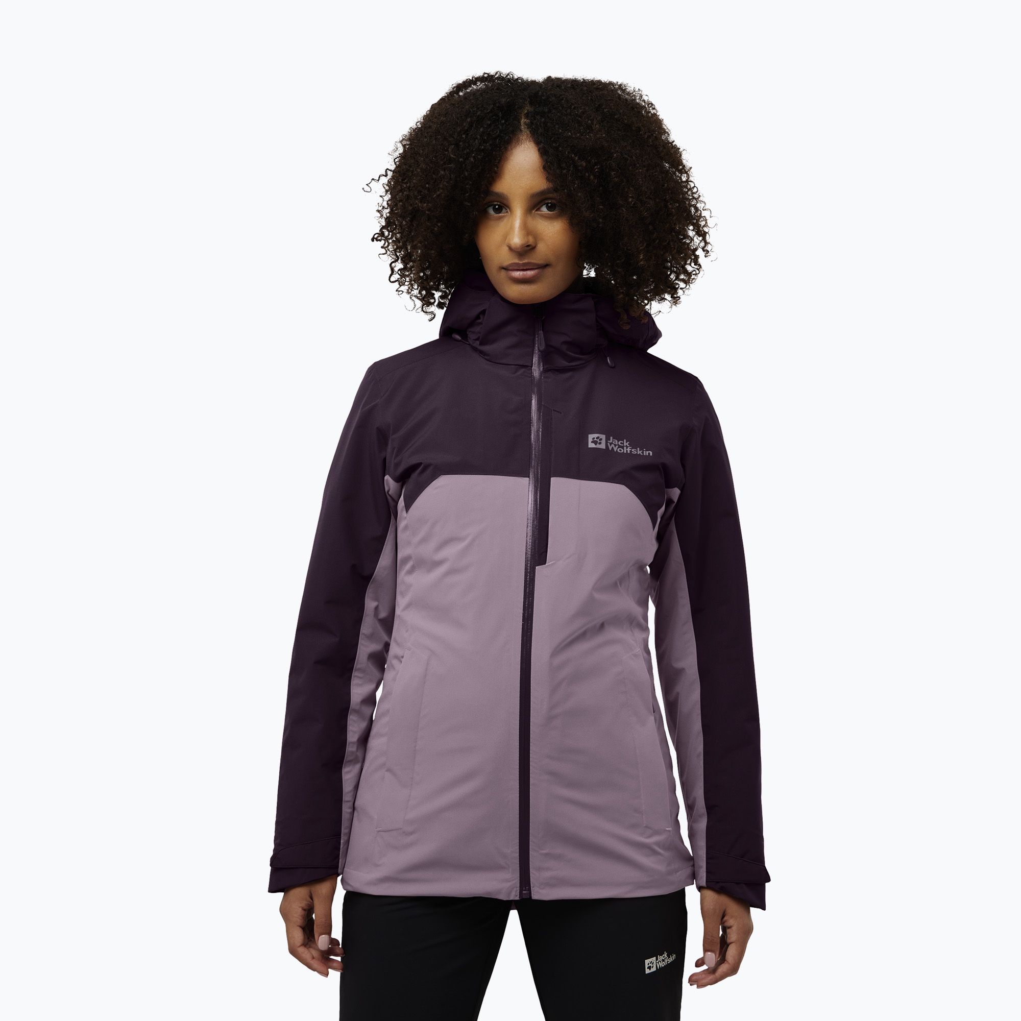 Kurtka 3w1 damska Jack Wolfskin Hunberg wild blossom 