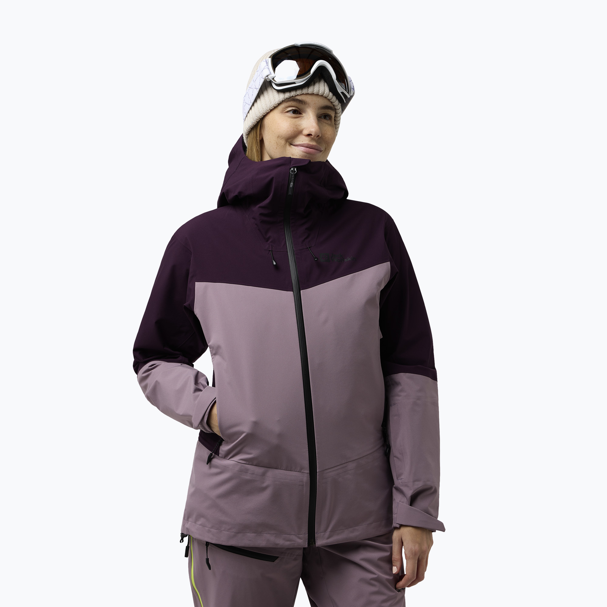 Дамско яке за скитуринг Jack Wolfskin Alpspitze Tour 3L wild blossom