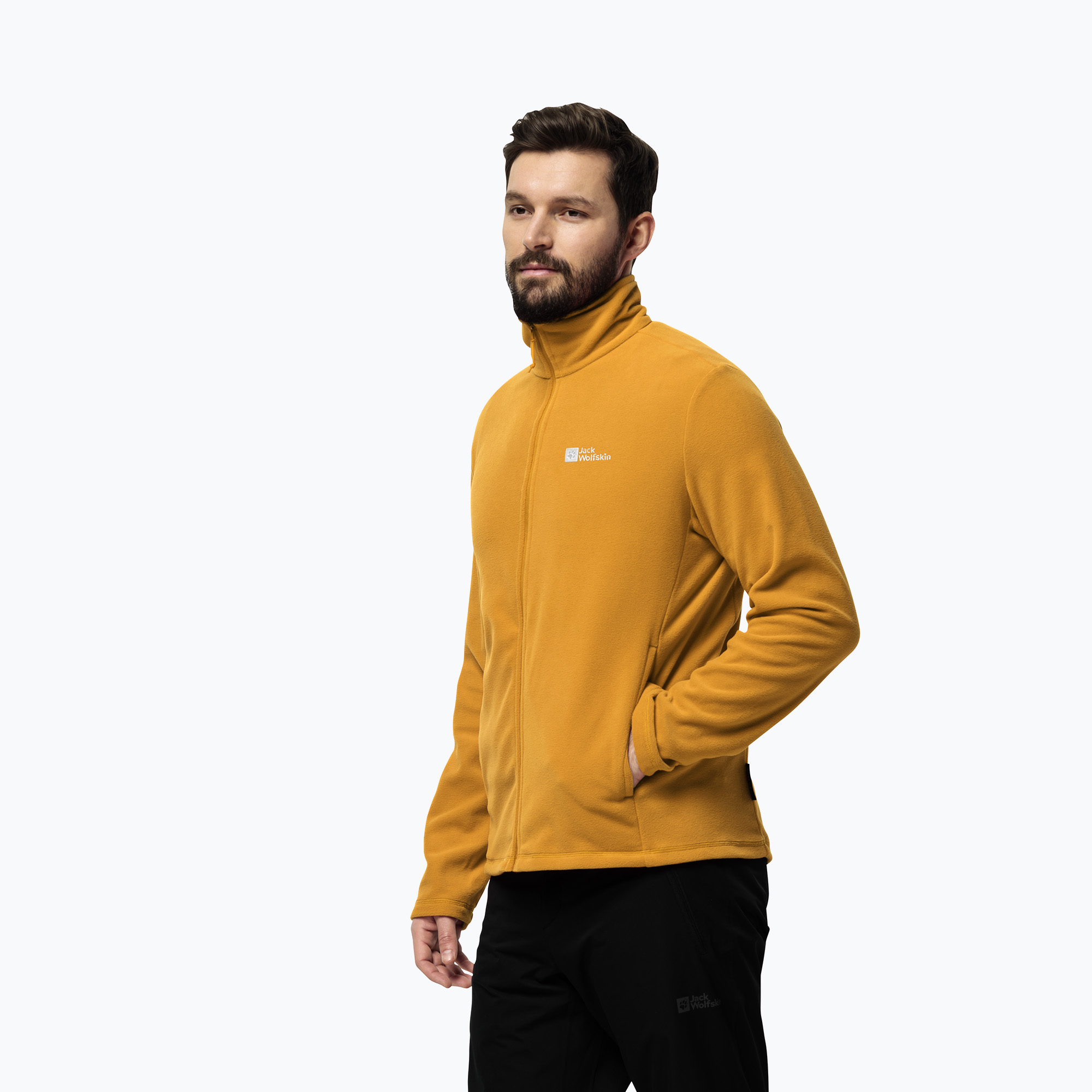 Bluza polarowa męska Jack Wolfskin Taunus Fz fresh orange 