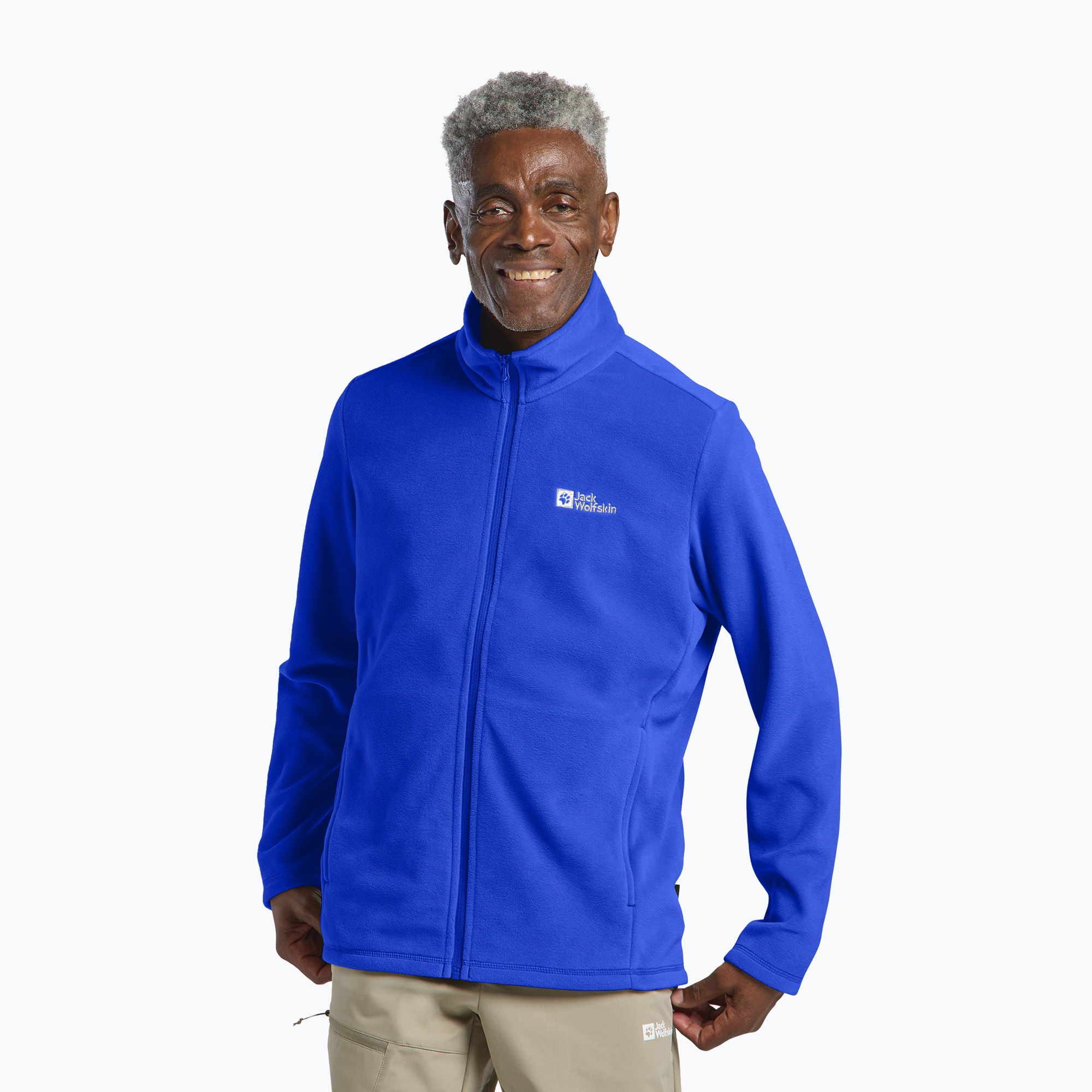 Bluza polarowa męska Jack Wolfskin Taunus Fz vibrant blue 