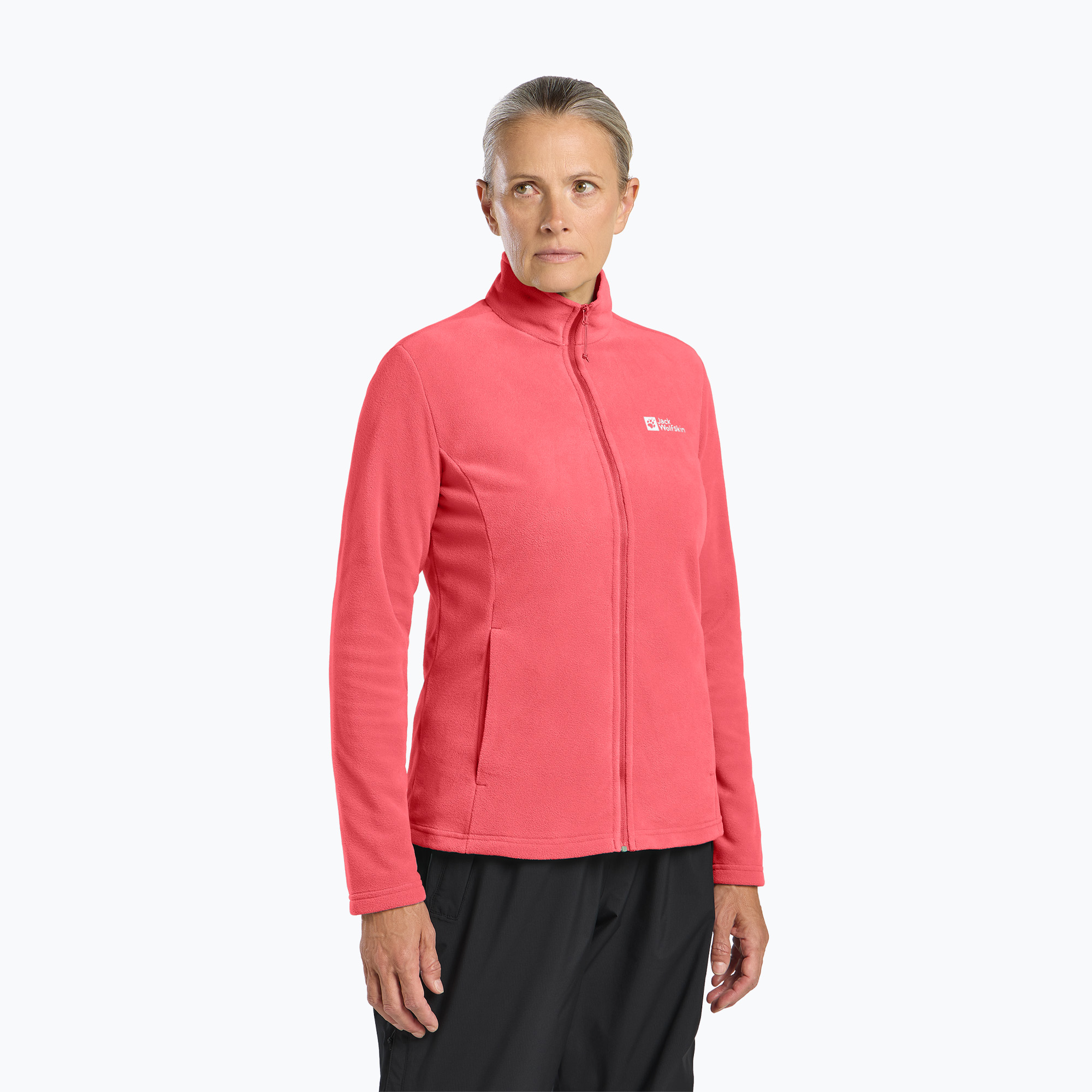 Bluza polarowa damska Jack Wolfskin Taunus Fz sunset coral 