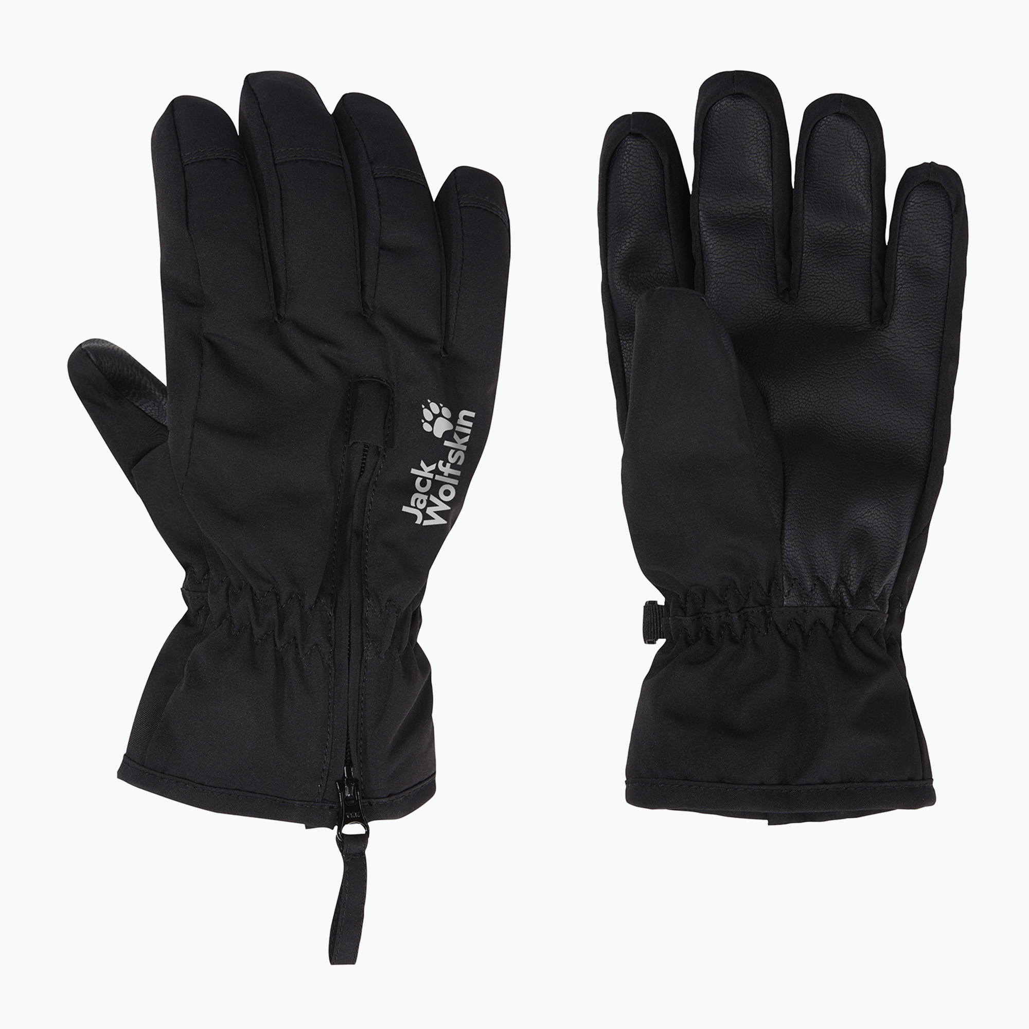 Rękawiczki trekkingowe dziecięce Jack Wolfskin Easy Zip black 