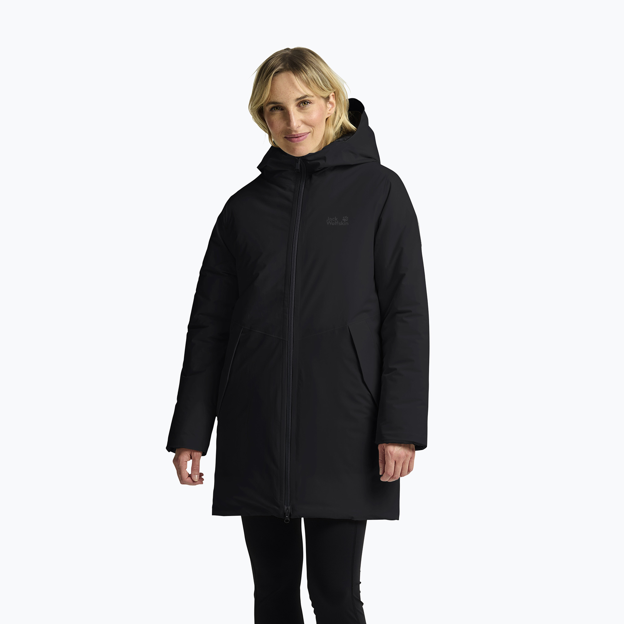 Kurtka ociepana damska Jack Wolfskin Frost Haven black 