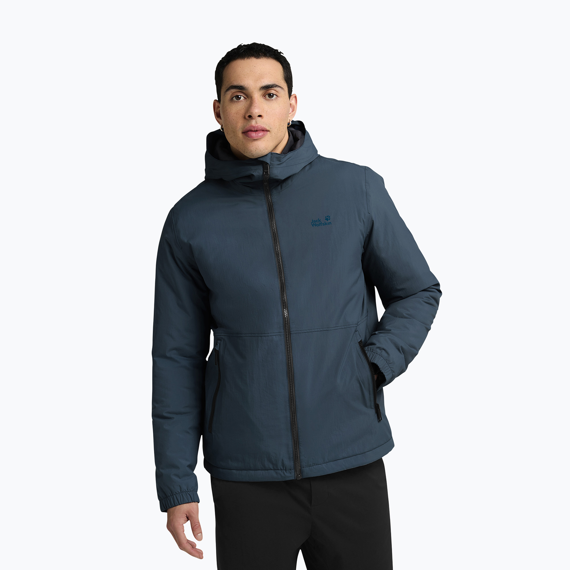 Kurtka przeciwdeszczowa męska Jack Wolfskin Pamir aluminium blue 
