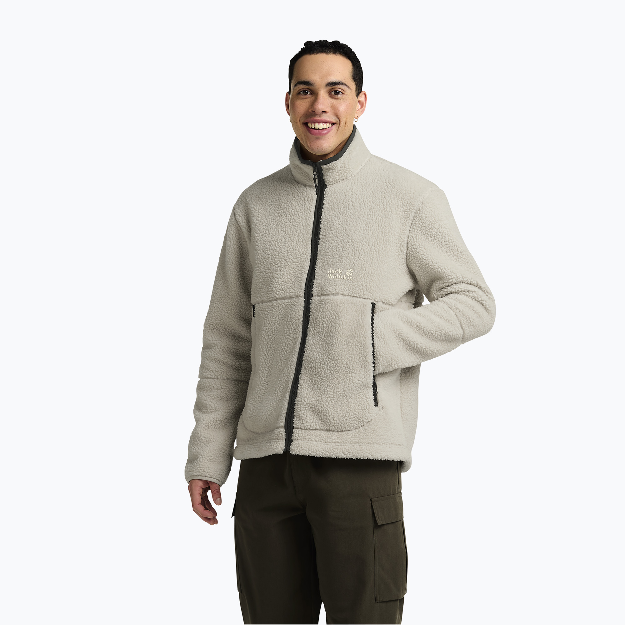 Bluza trekkingowa męska Jack Wolfskin Stone Lite pale sand 