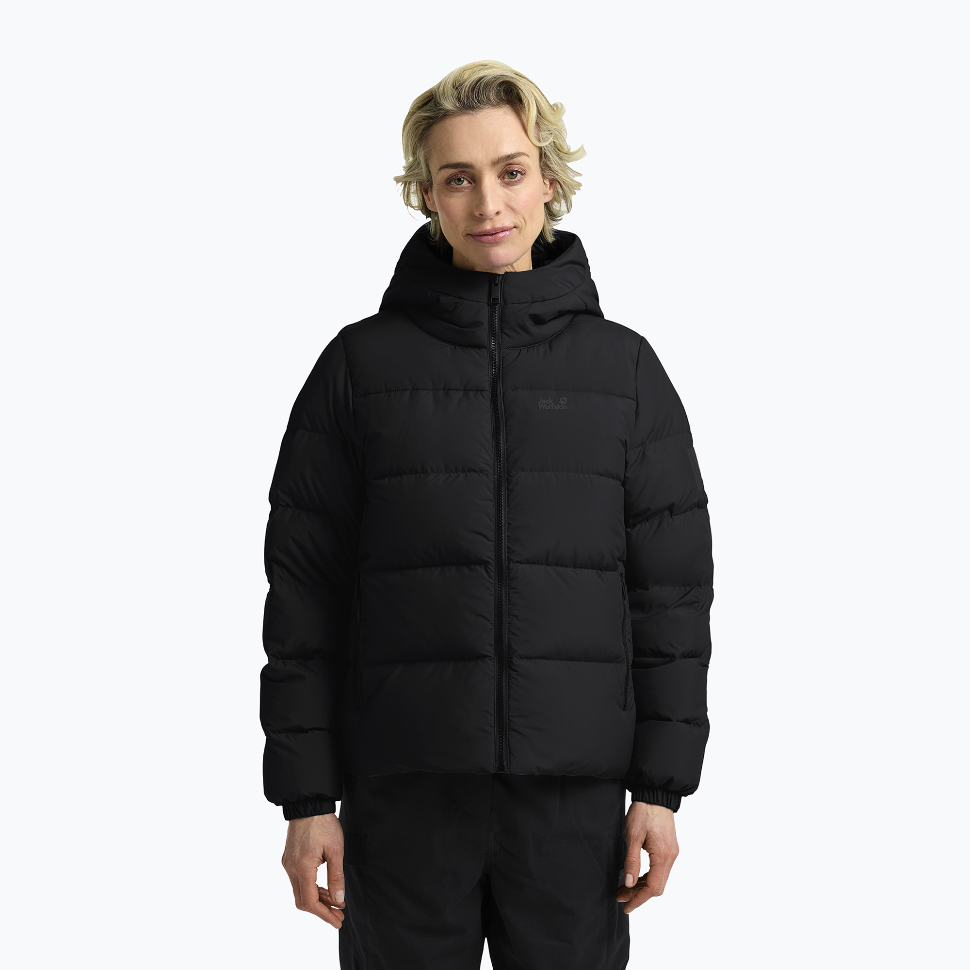 Kurtka puchowa damska Jack Wolfskin Frozen Palace black 