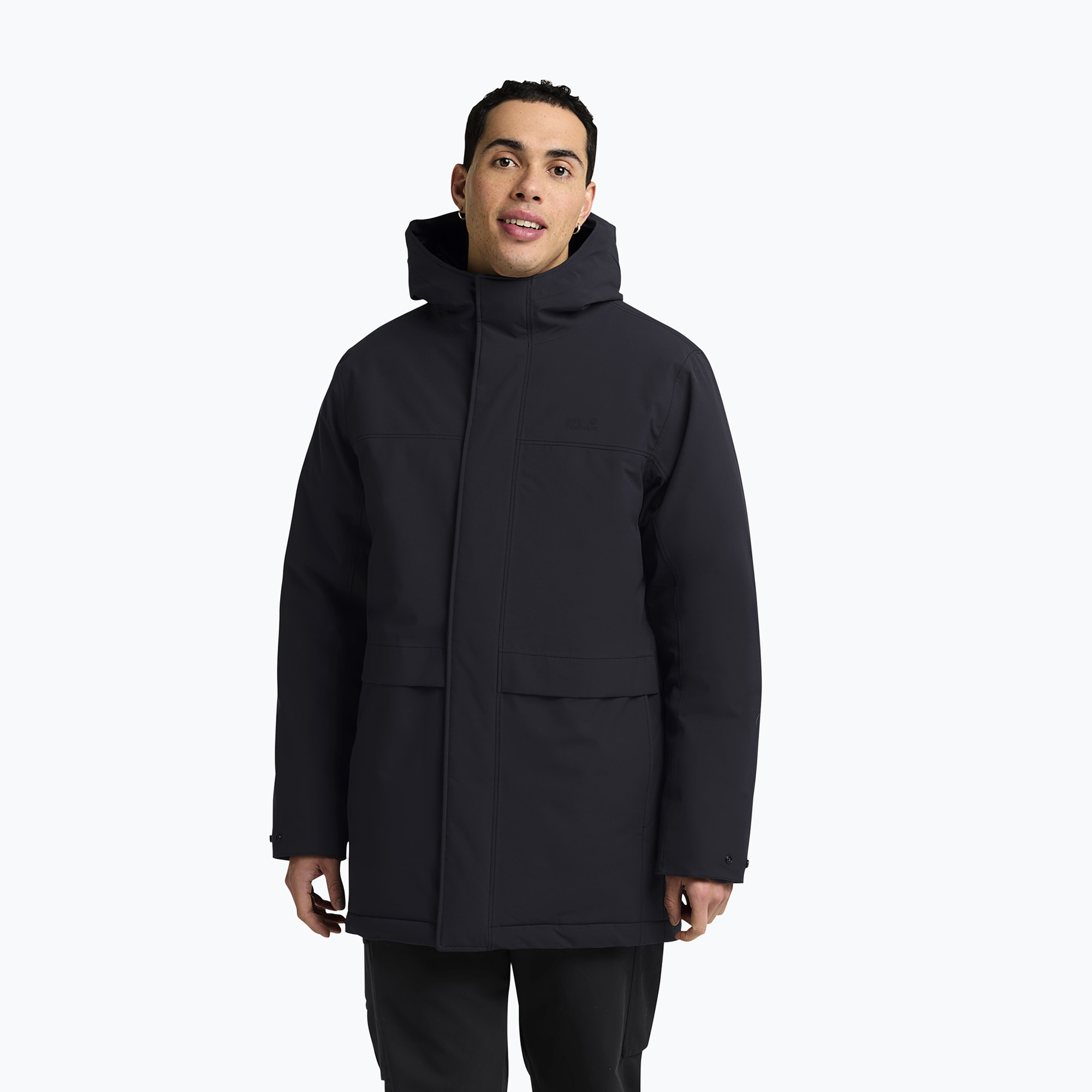 Kurtka ocieplana męska Jack Wolfskin Cold Camp Coat dark navy 