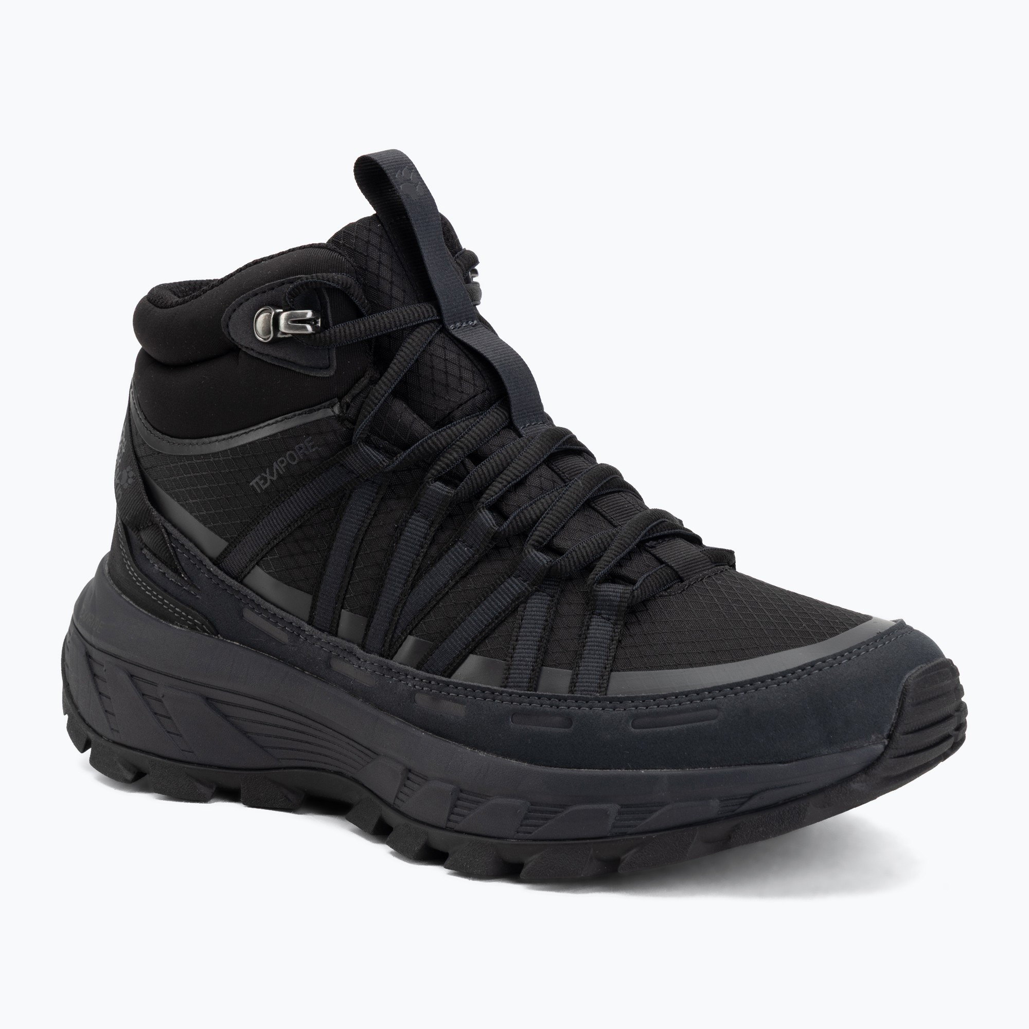 Buty turystyczne damskie Jack Wolfskin Wild Hike Texapore Mid black 