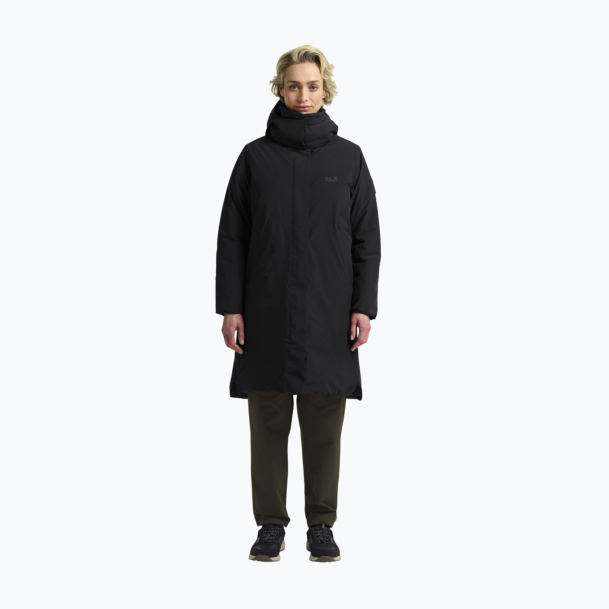 Kurtka ocieplana damska Jack Wolfskin Frost Haven Coat black 