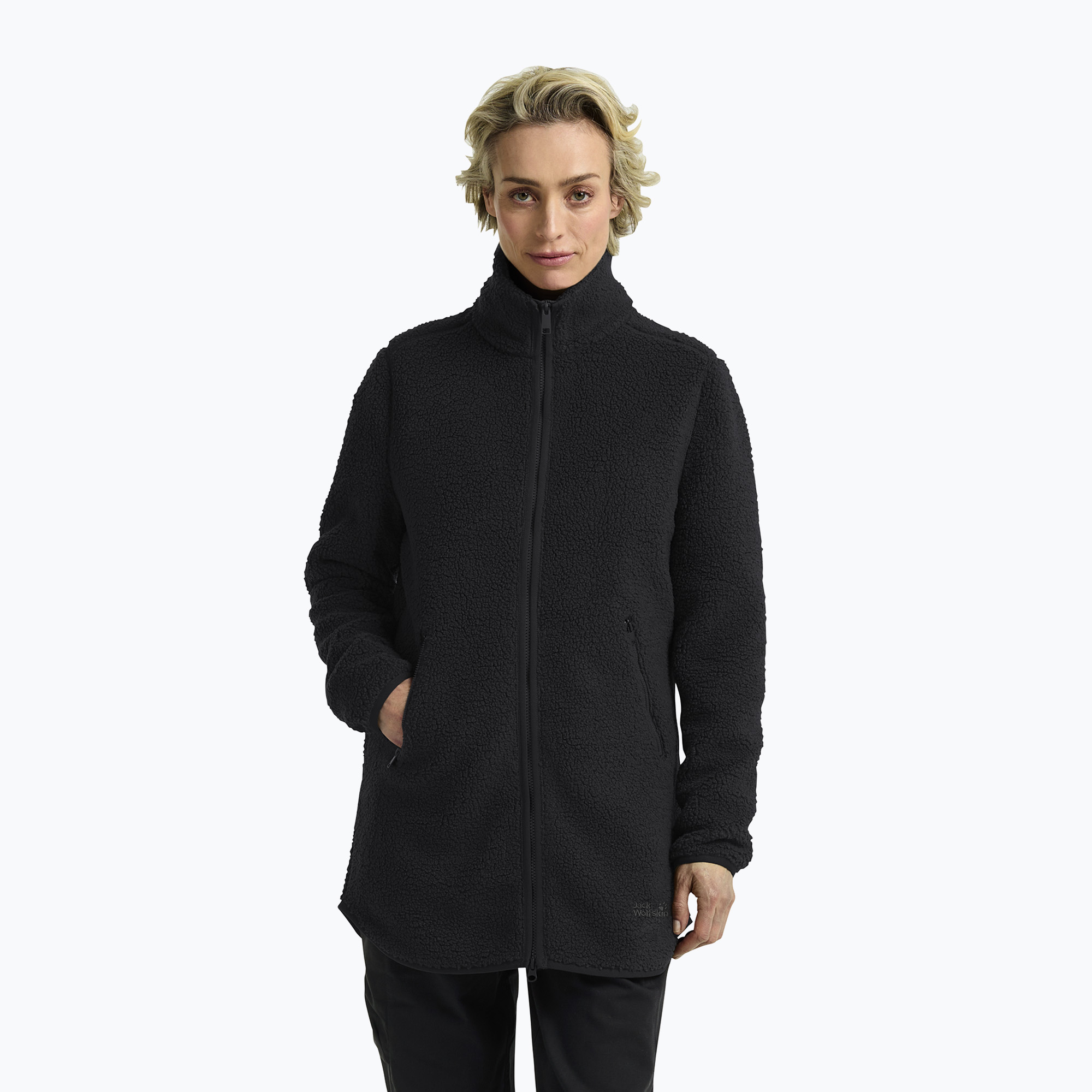 Bluza trekkingowa damska Jack Wolfskin High Curl Coat black 