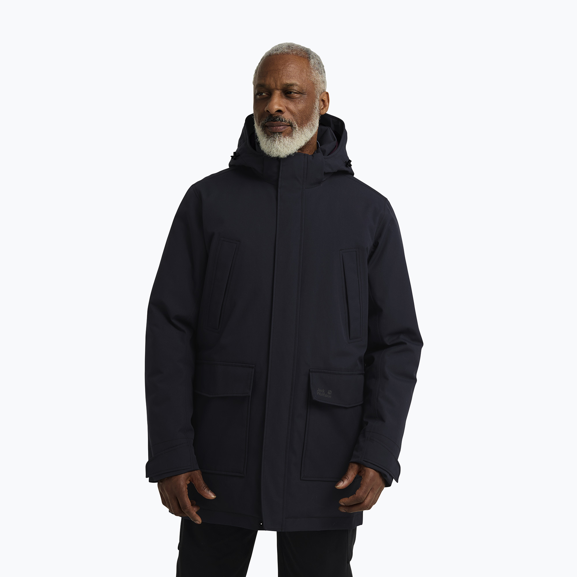 Kurtka przeciwdeszczowa męska Jack Wolfskin Canyon Shield Parka dark navy 