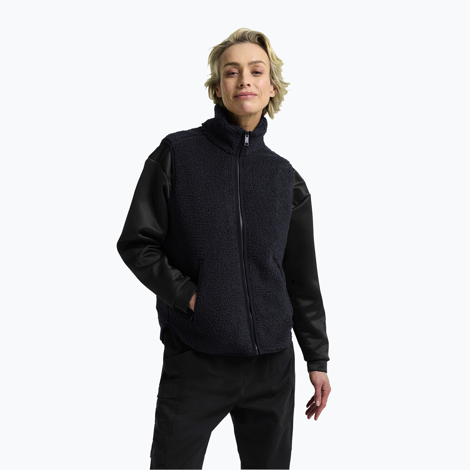 Bezrękawnik damski Jack Wolfskin High Curl dark navy 