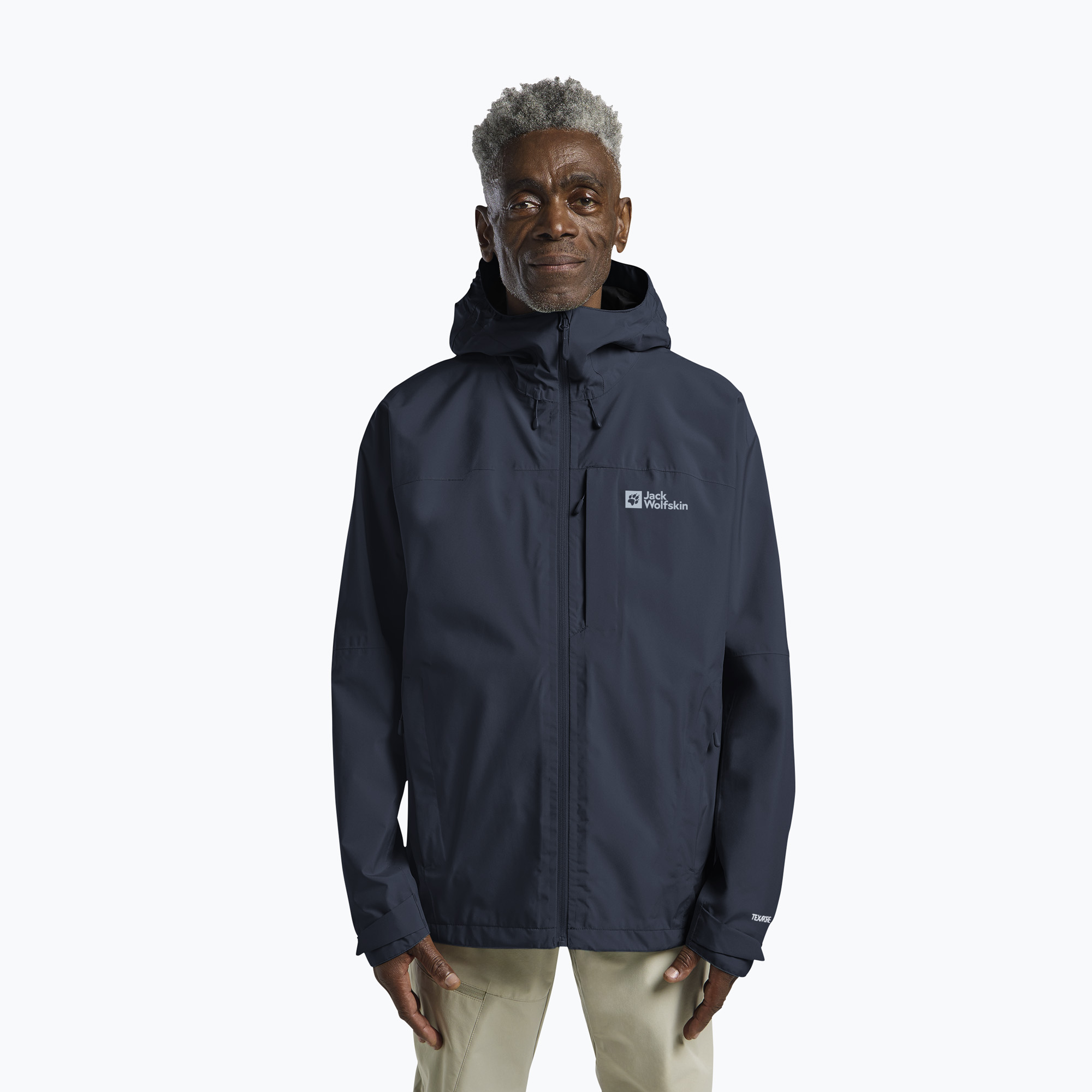 Kurtka przeciwdeszczowa męska Jack Wolfskin Tempest 2l midnight sky 