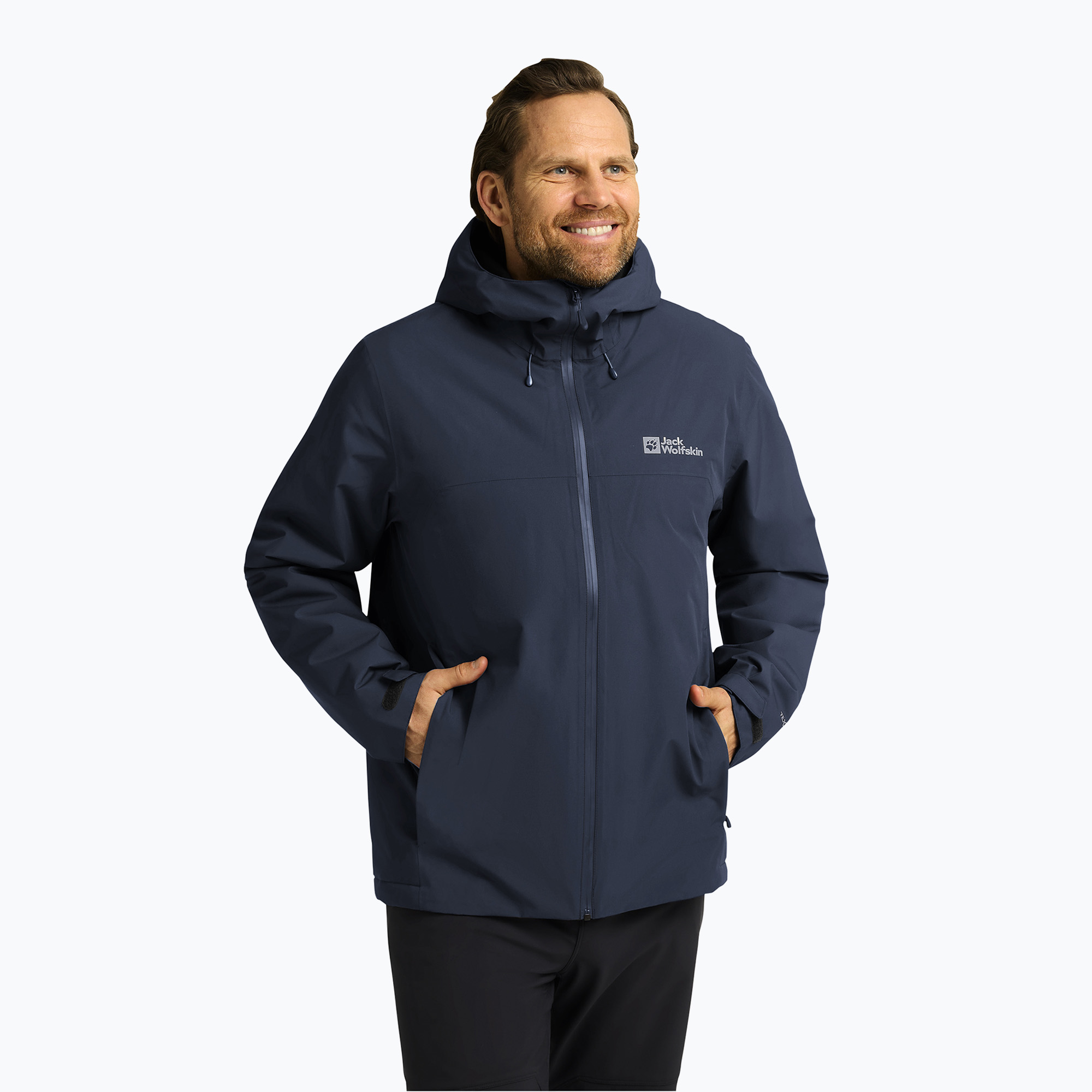 Kurtka puchowa męska Jack Wolfskin Wisper Ins midnight sky/dark navy 