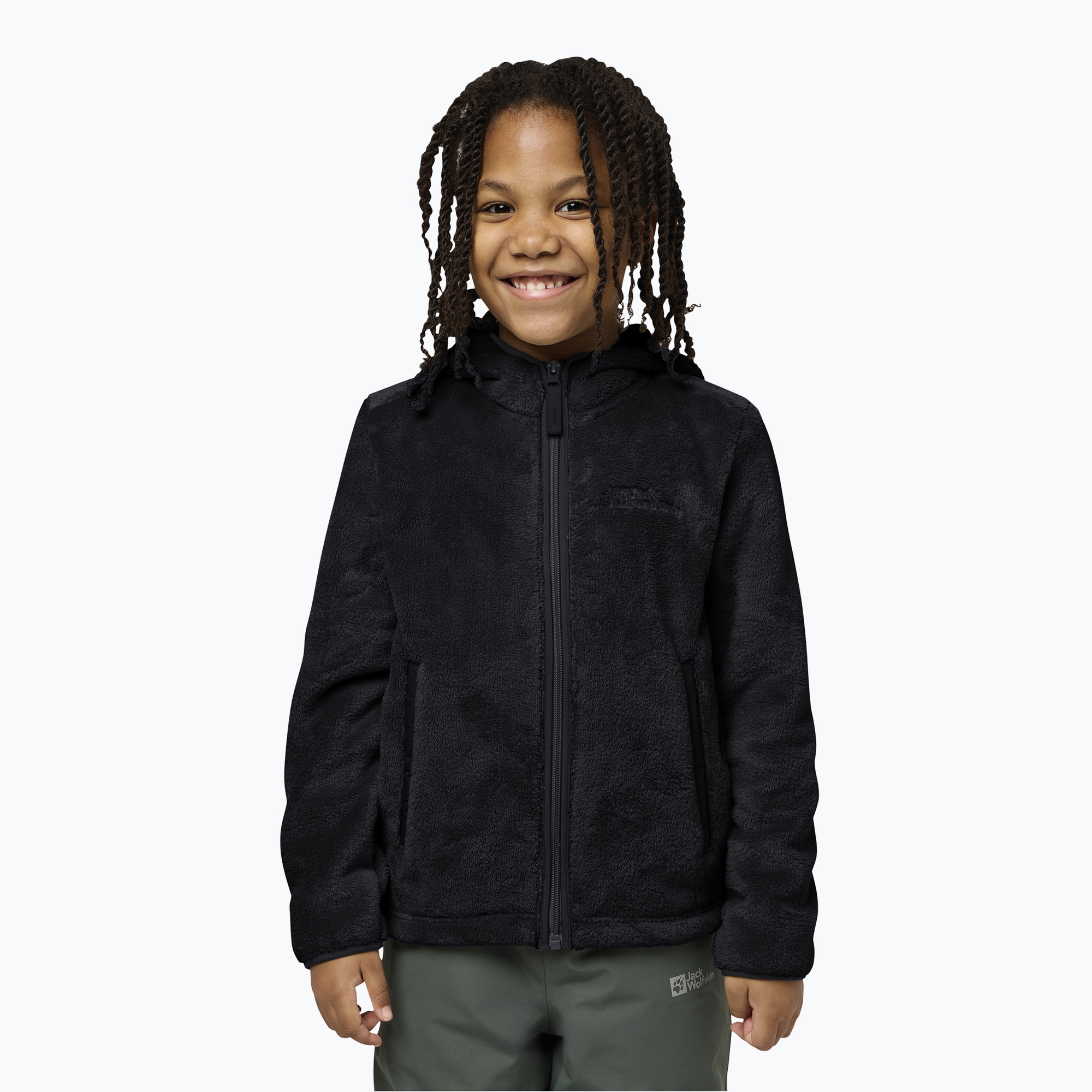 Bluza trekkingowa dziecięca Jack Wolfskin Nepali phantom 